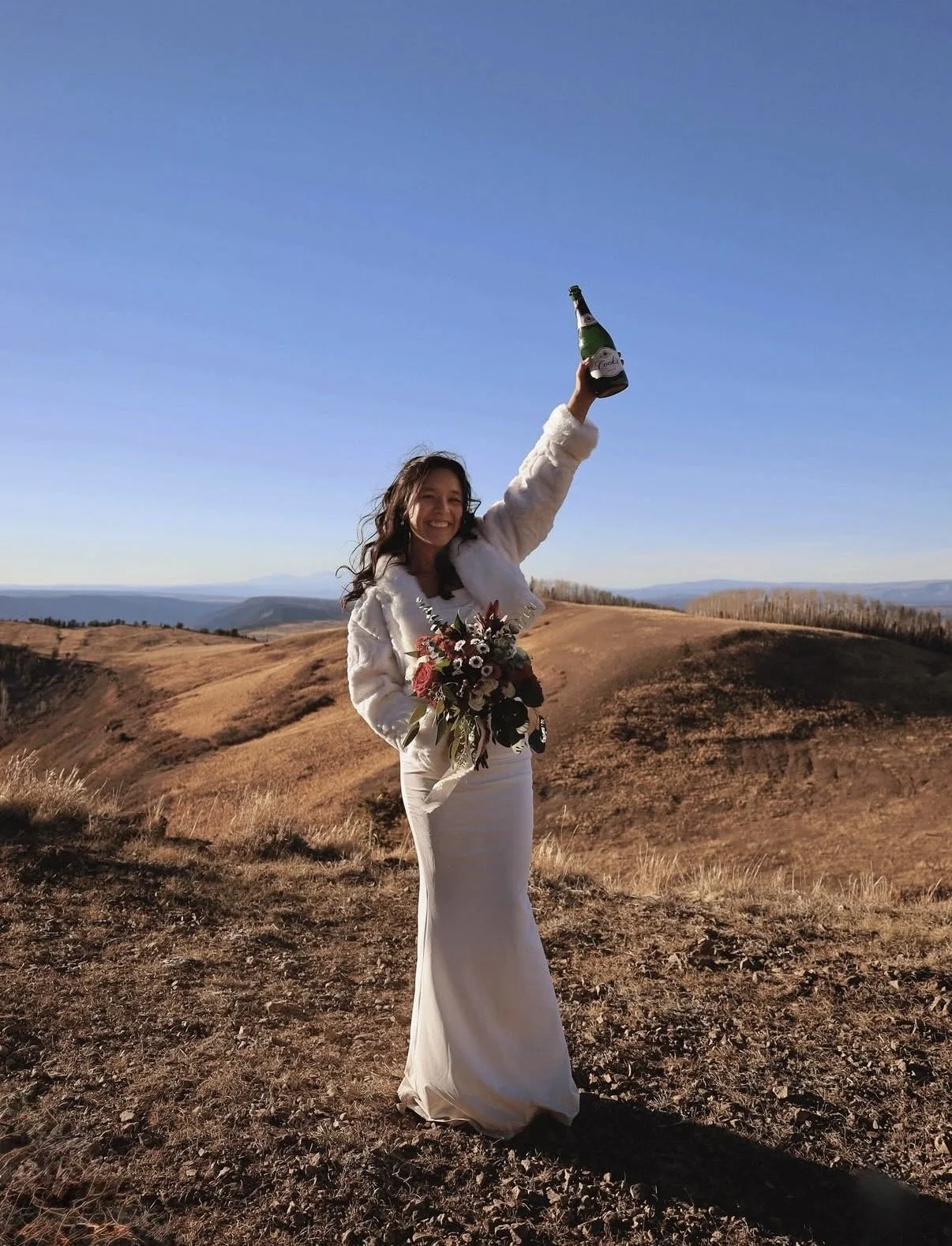 Elopement Flowers in Ridgway, Colorado