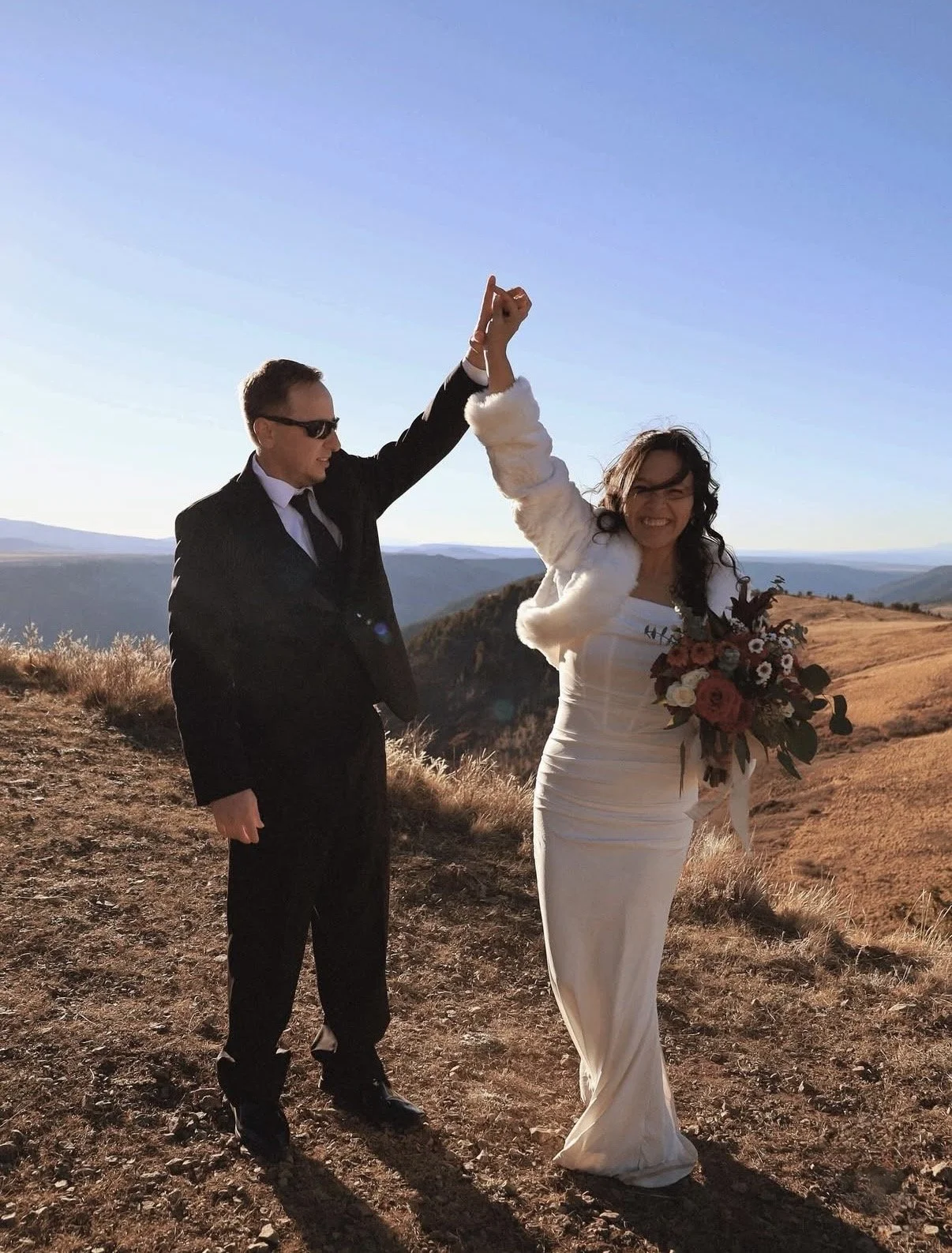 Elopement Flowers in Ridgway, Colorado