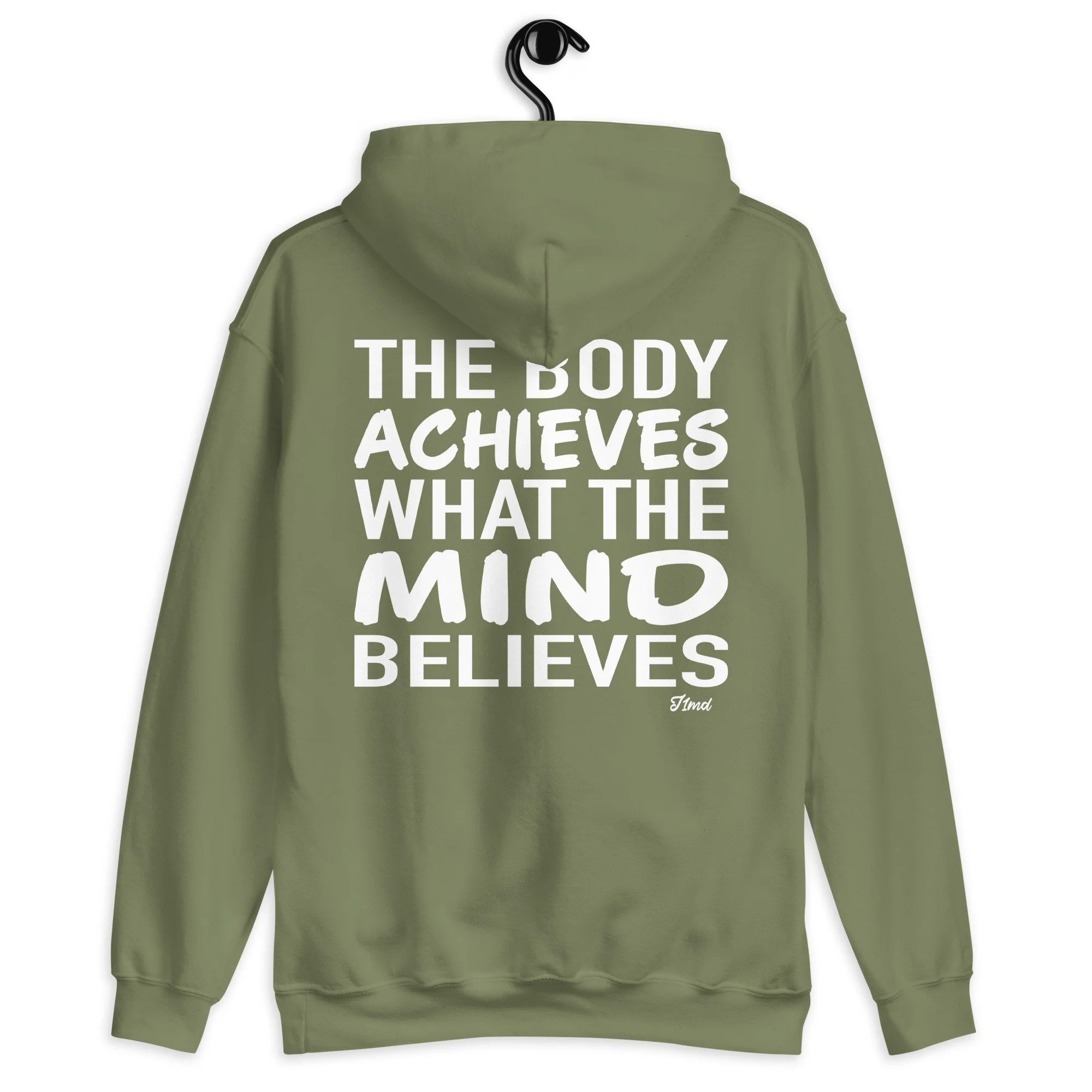Unisex Gym Hoodie Heavy Blend Hooded Sweatshirt - Jus1Man Design