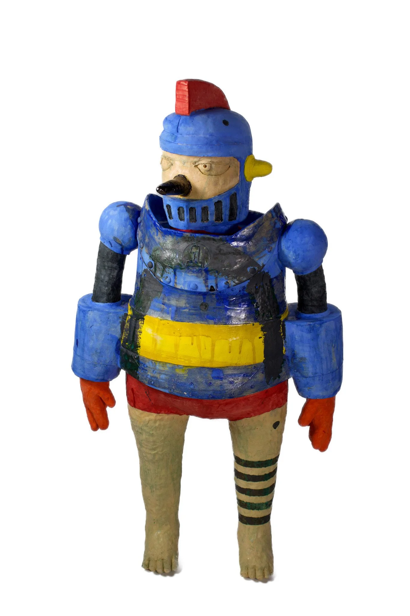 Cyborg 001, 2024
DImensions: 45..5"Hx24"Wx12"DP
Materials: Ceramics