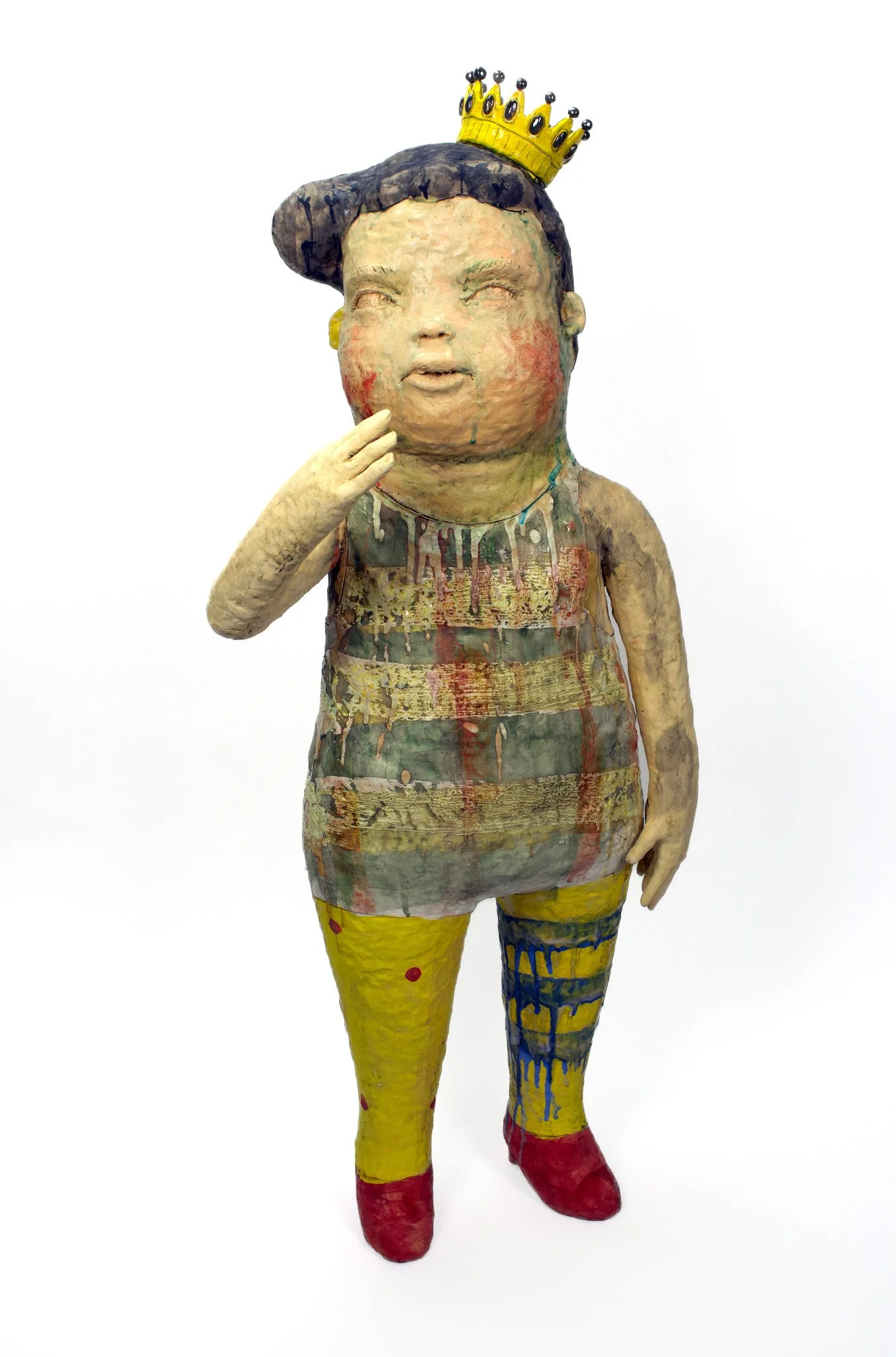 Nah Nah Nah, 2025 (BRAT Series) 
Dimensions: 45"Hx18"Wx12"Dp
Materials: Ceramics 