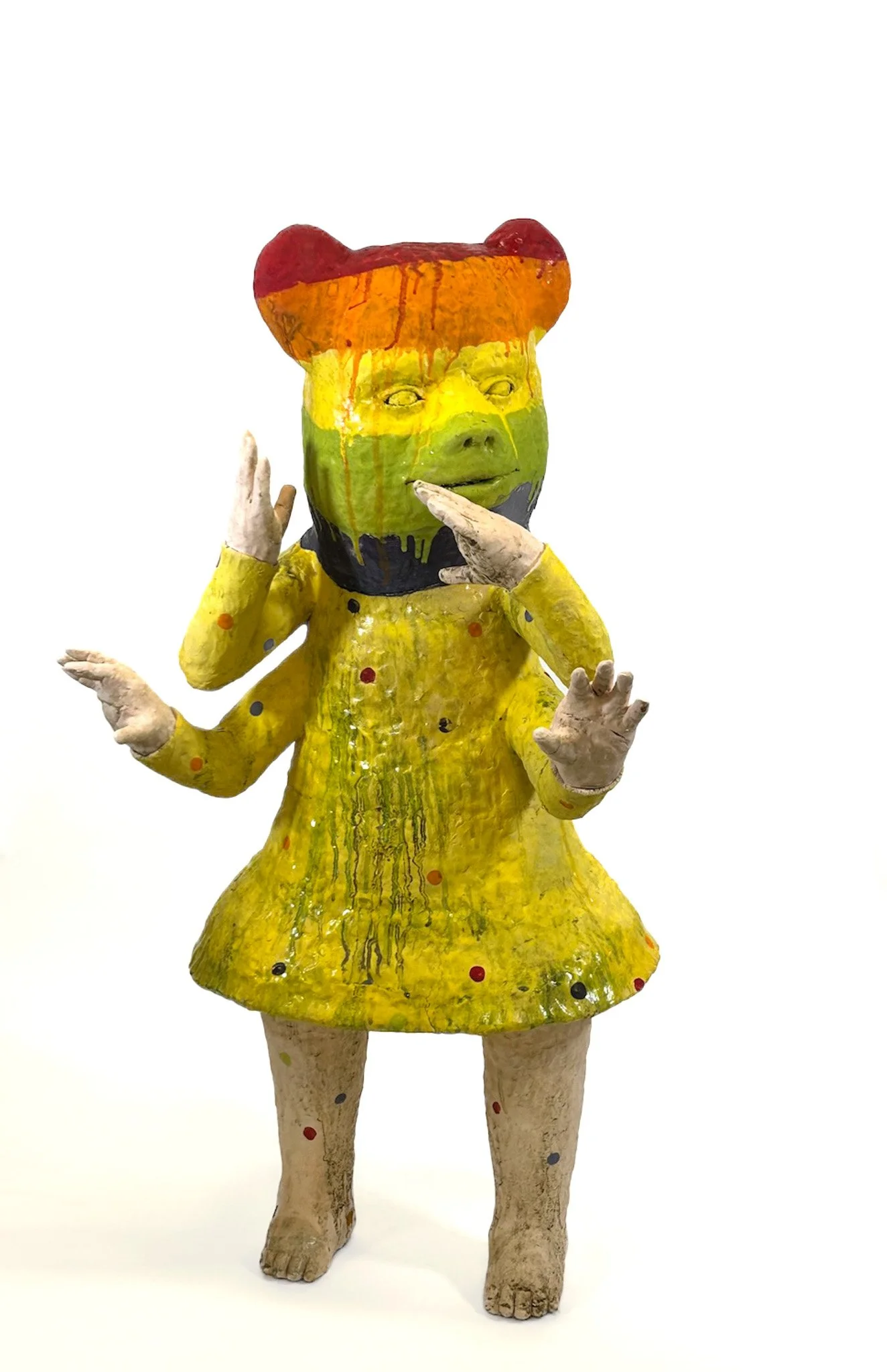 Bear with me, 2024
Dimensions:44"Hx19"Wx18"DP
Materials: Ceramics