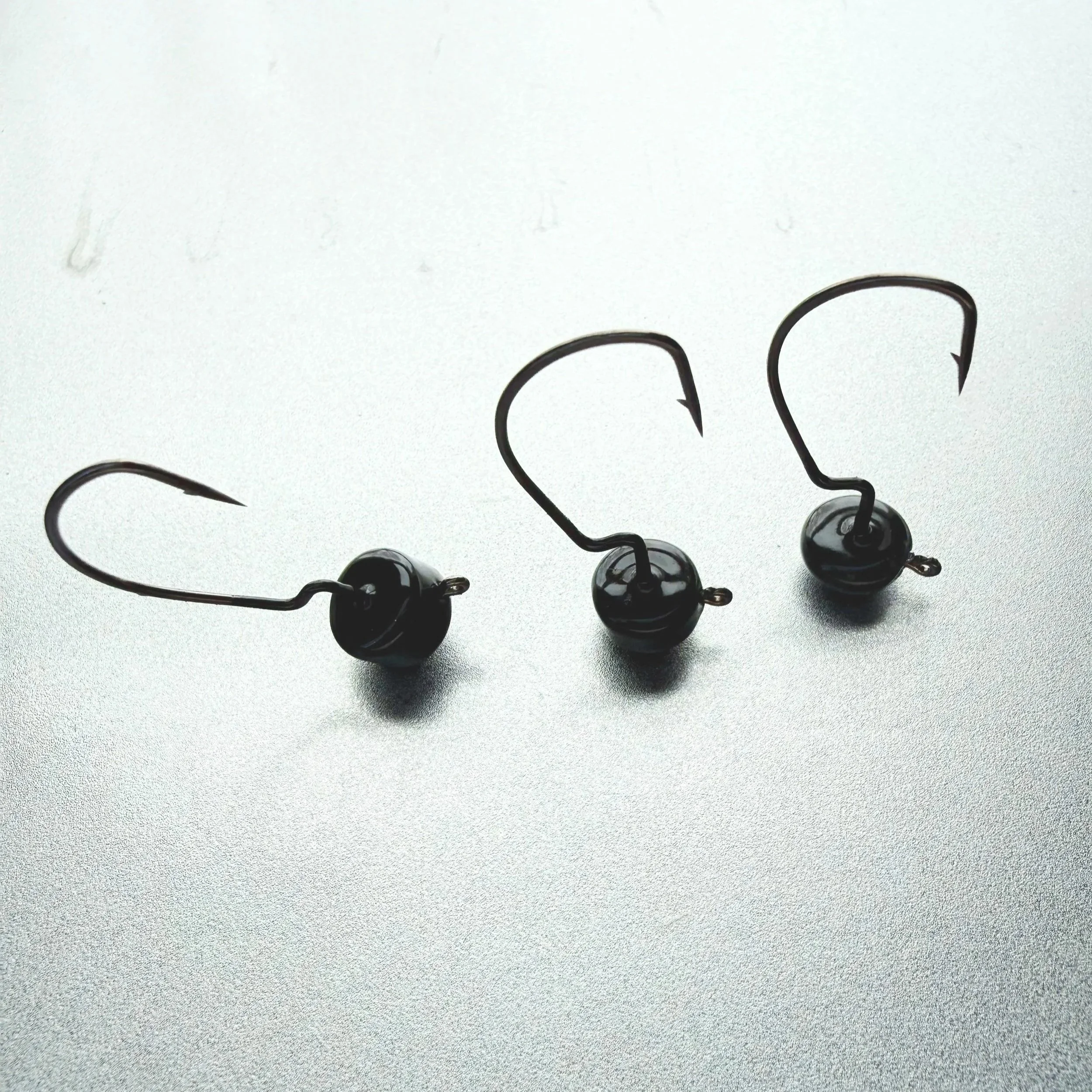 BLACK NED JIG WITH EXTRA WIDE GAP HOOK