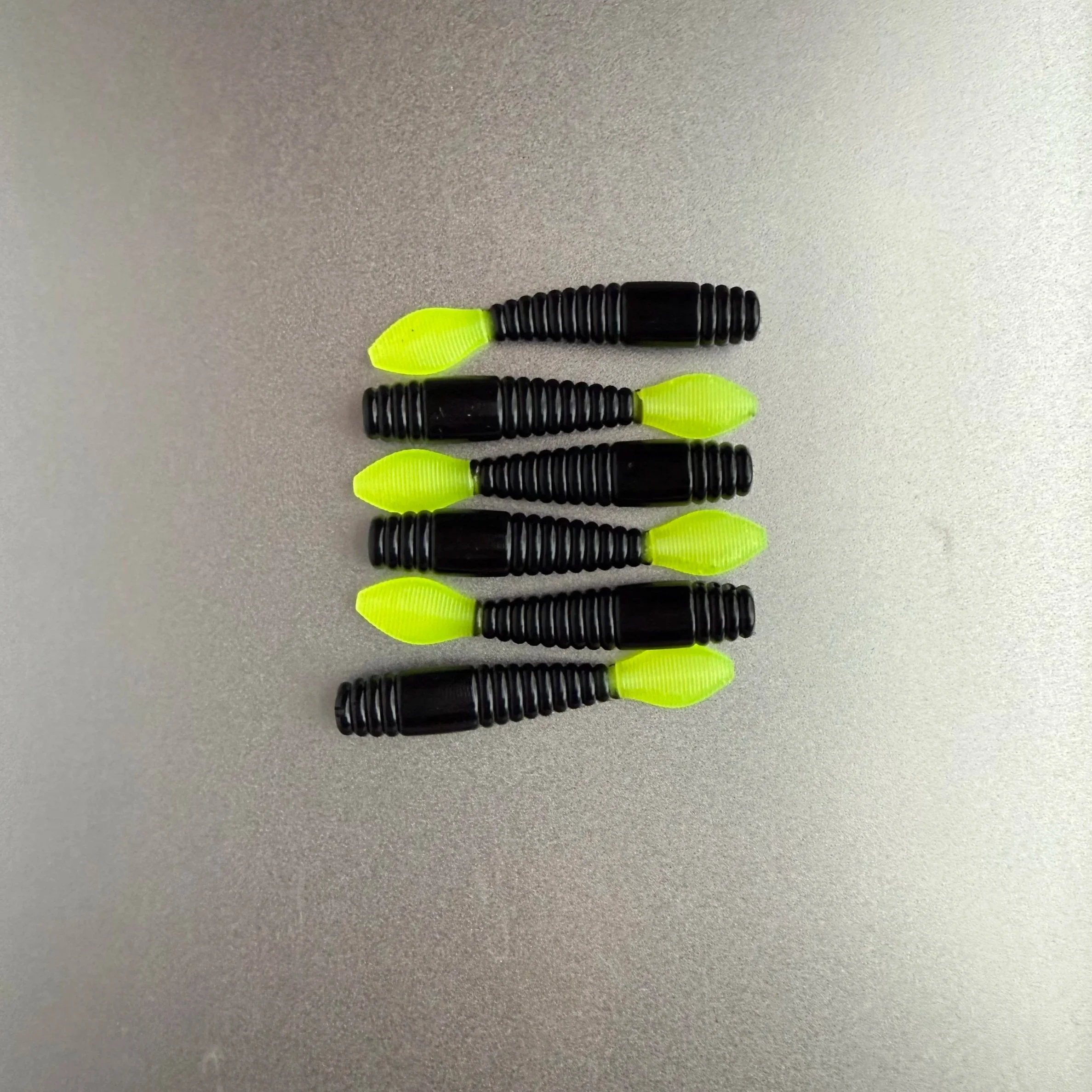 Epic Ned Crawler Black with Chartreuse tail