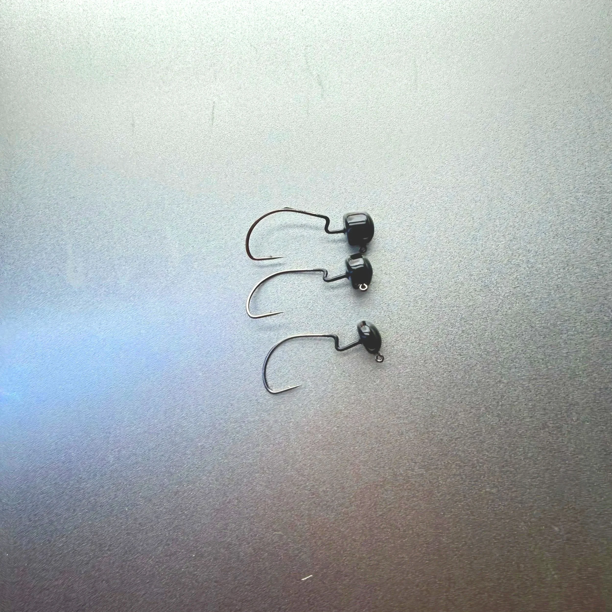 BLACK Ned Jig with Extra wide gap hook