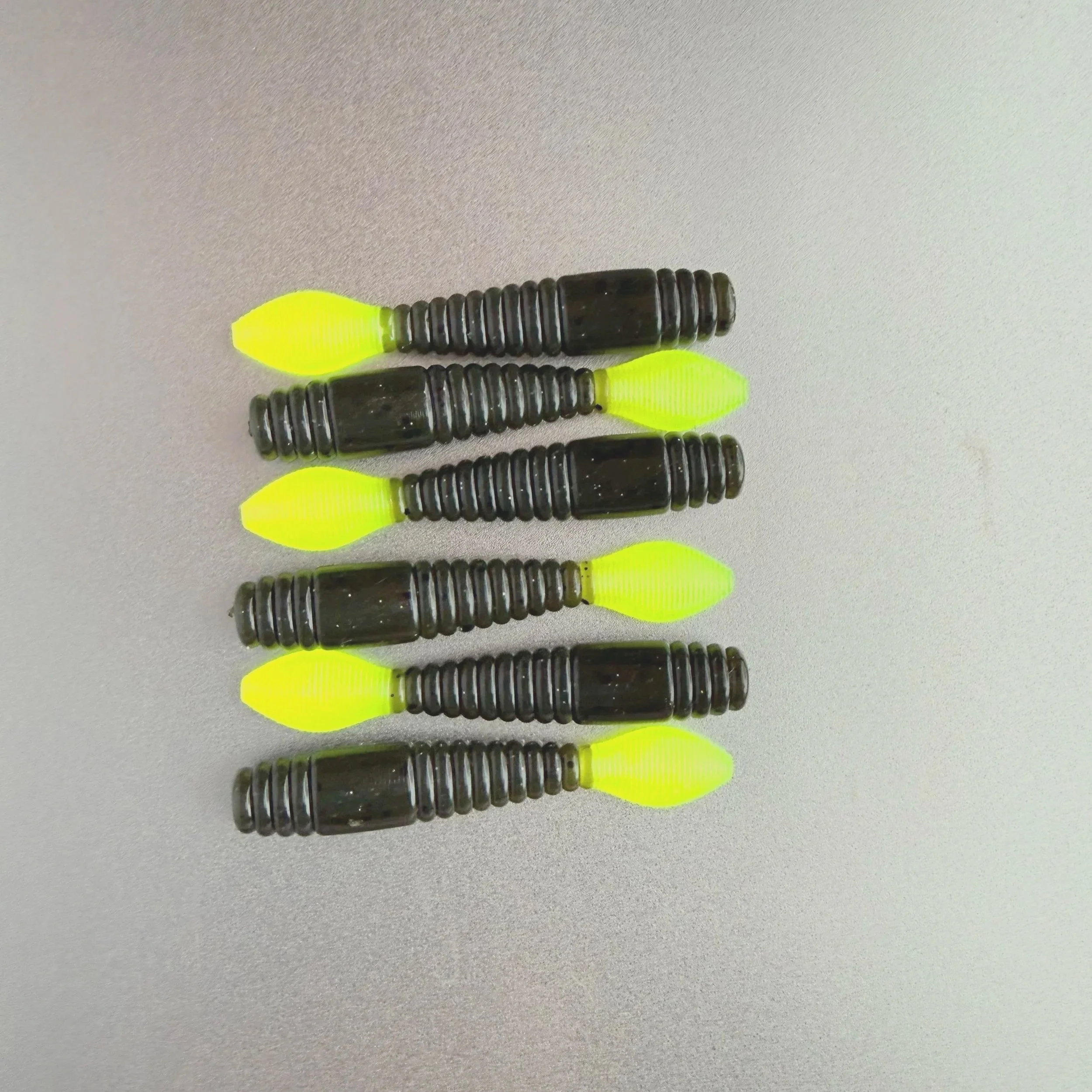 Ned Crawler Natural Color with Chartreuese tail