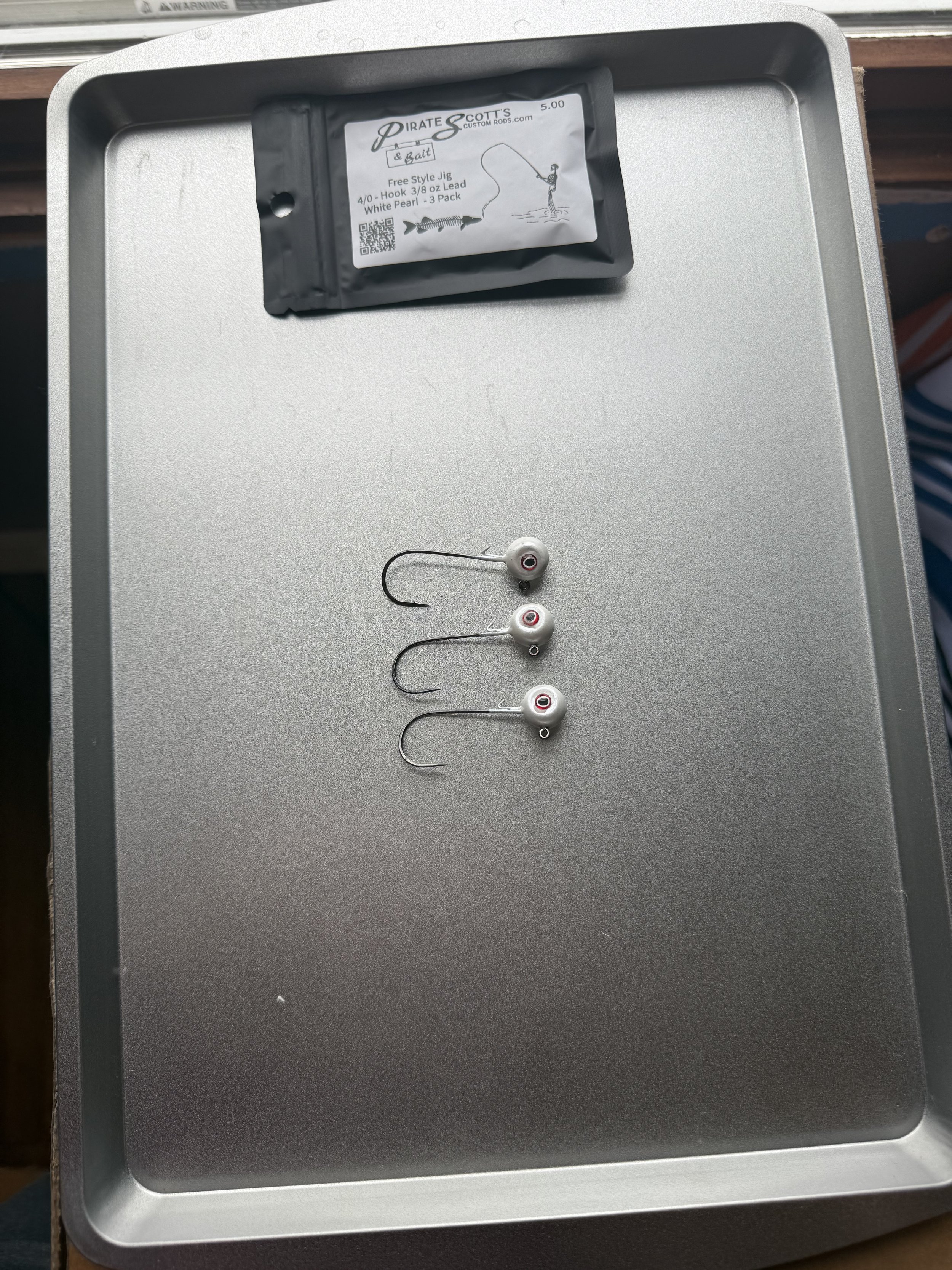 FreeStyle Jigs With Baitkeeper 3/8oz - 4/0 Hook 3 Pack