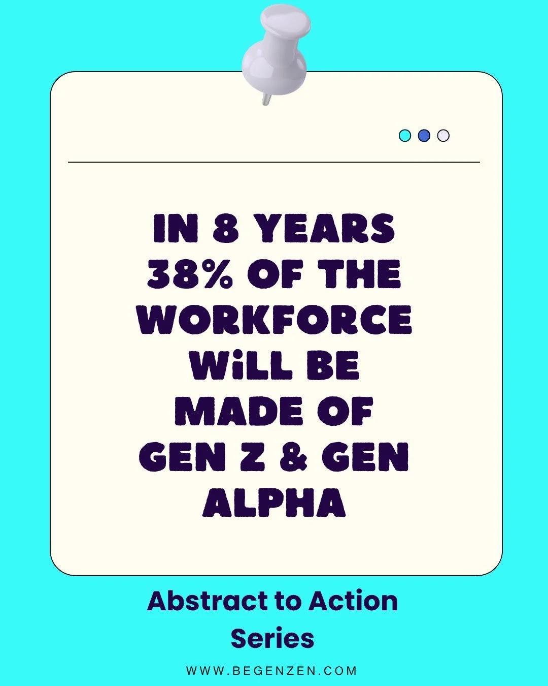 A report from @ey_us forecasts that by 2033 38% of the workforce will be a Gen Z or Gen Alpha person

Let's reframe that: close to half of the working world will be represented by people who today are teenagers or at most young adults

For companies 