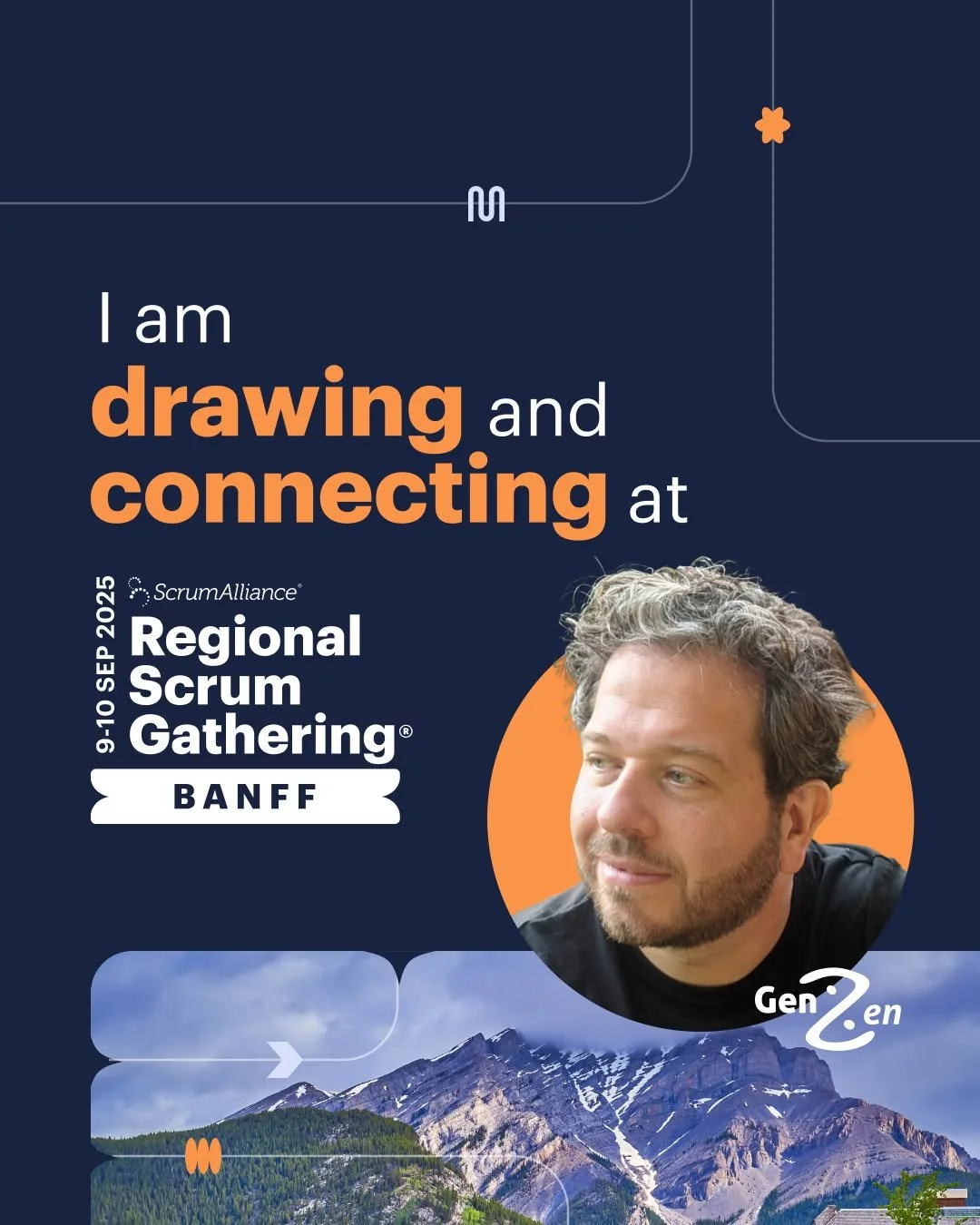 In one month GenZen  will be at the Regional Scrum Gathering Banff, our first step in a new collaboration with @scrumalliance 🤝

This isn&rsquo;t just an event for us. It&rsquo;s a live experiment:
How can Agile become a space where younger generati