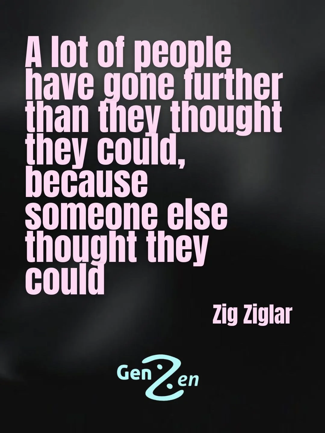 Zig Ziglar said that &ldquo;a lot of people have gone further than they thought they could, because someone else thought they could&rdquo;. I find this quote captures perfectly the essence of what mentoring means for me.

It&rsquo;s more than the abi