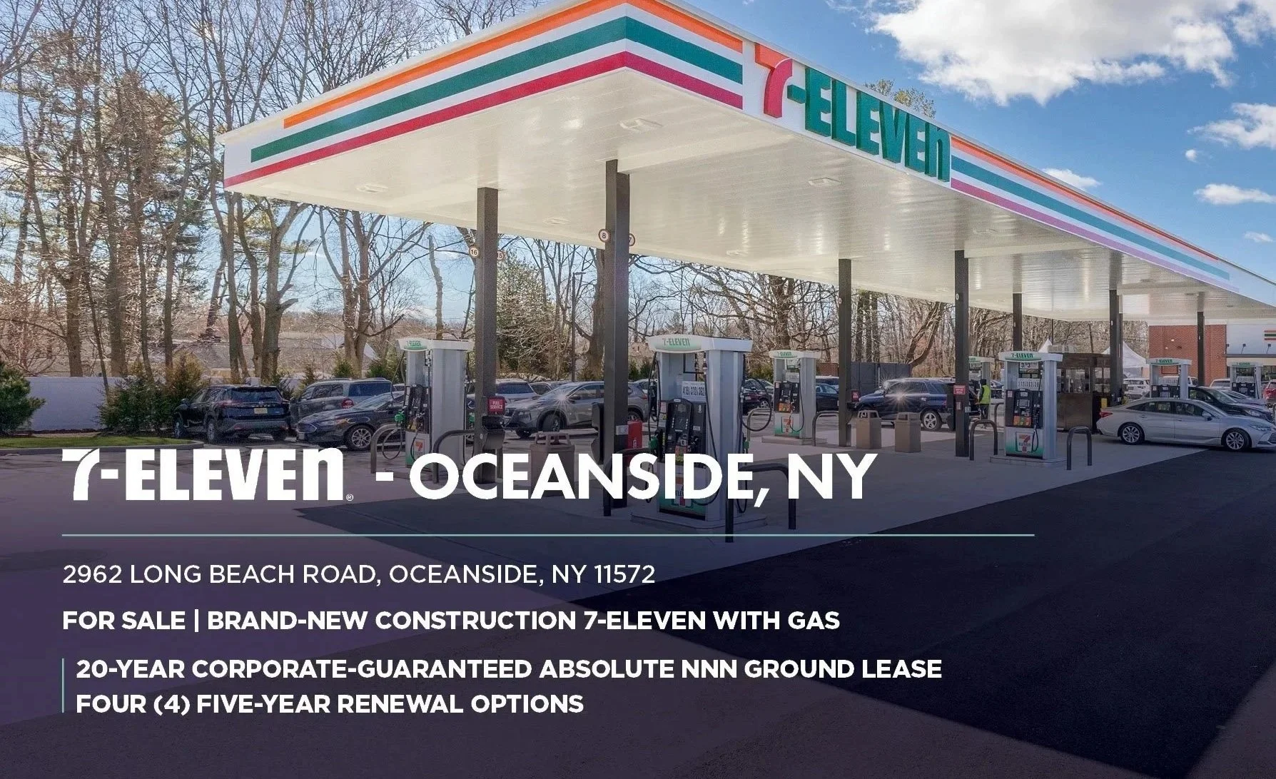 Fully Executed Contract on Brand New Constructed 7-Eleven with Gas
