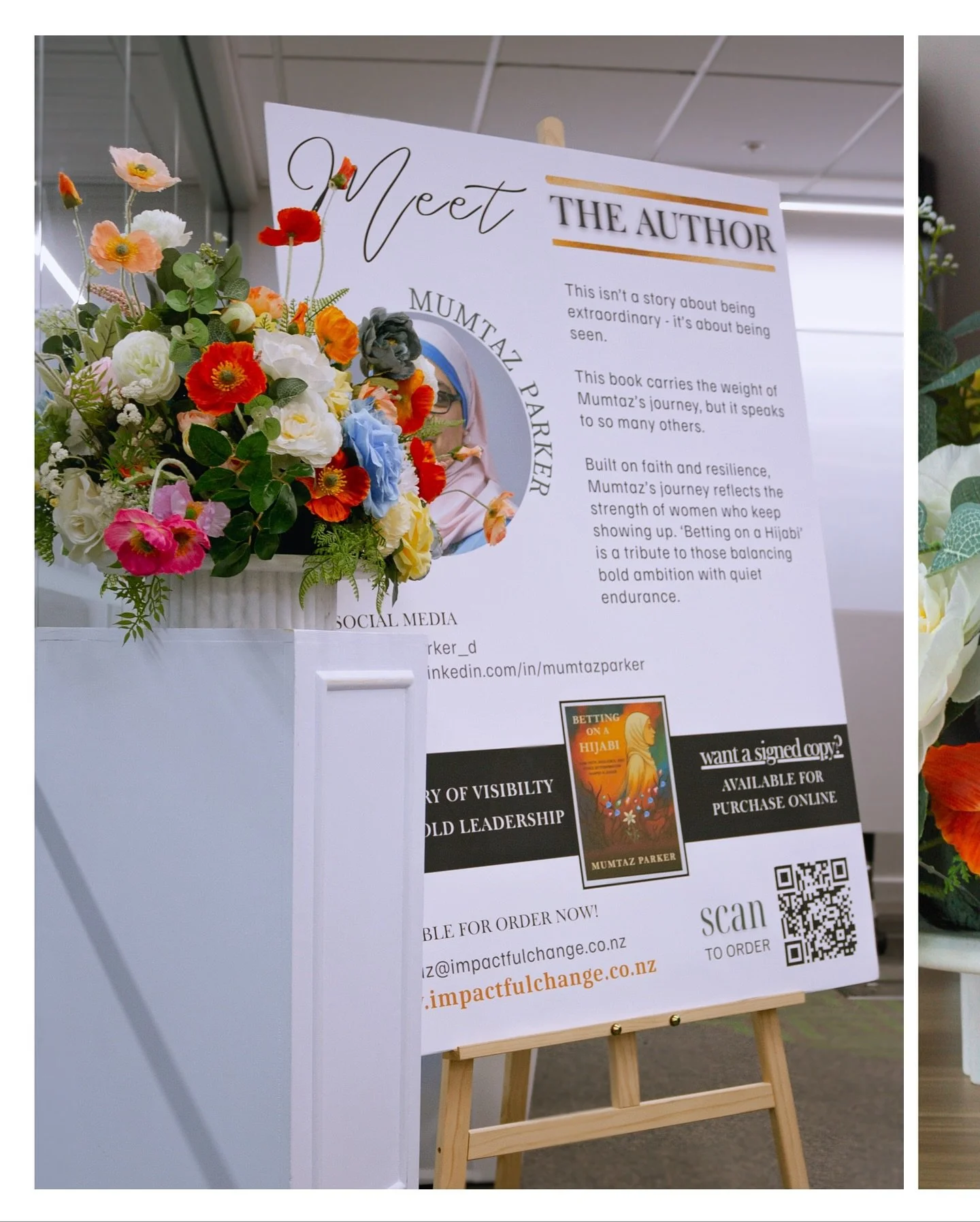 Some of our fav moments from the beautiful Book launch Event we serviced 💖! 

From luxe faux florals to dreamy details 🌼 - we loved bringing this special celebration to life, for the talented @mumtaz_parker_impactfulchange_ and her release of her b