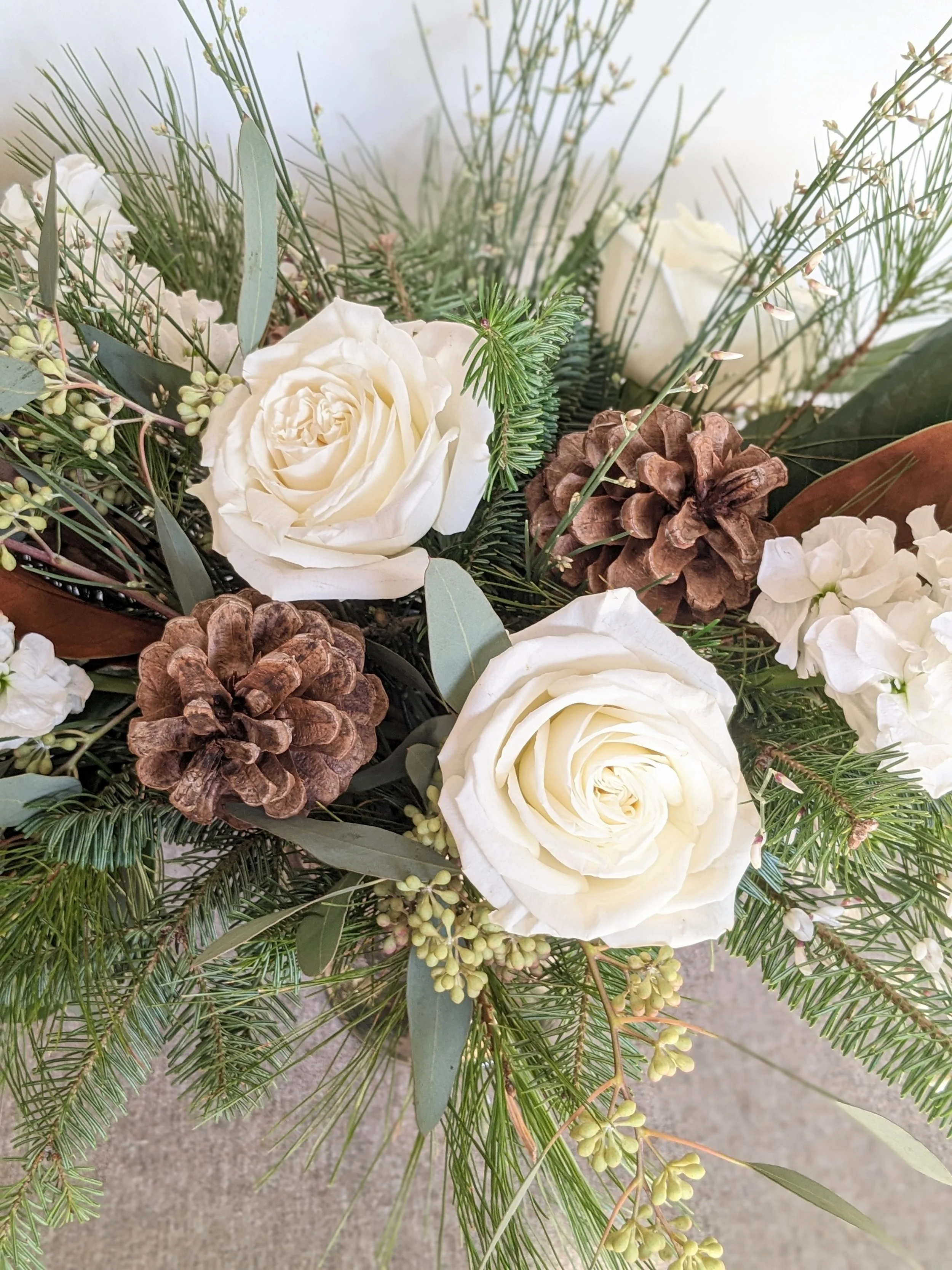 Winter White Centerpiece