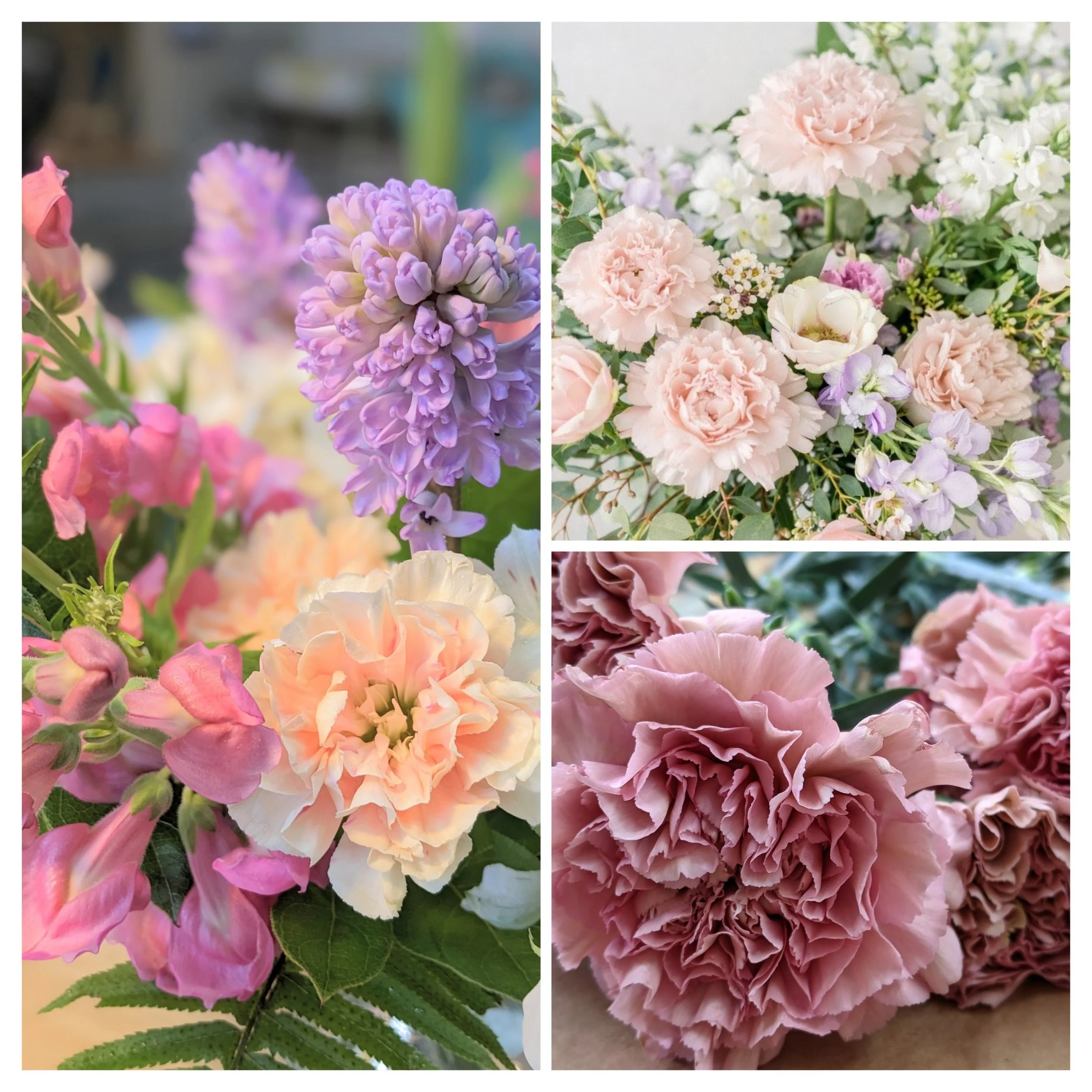 Valentine's Pastel Vase Arrangement