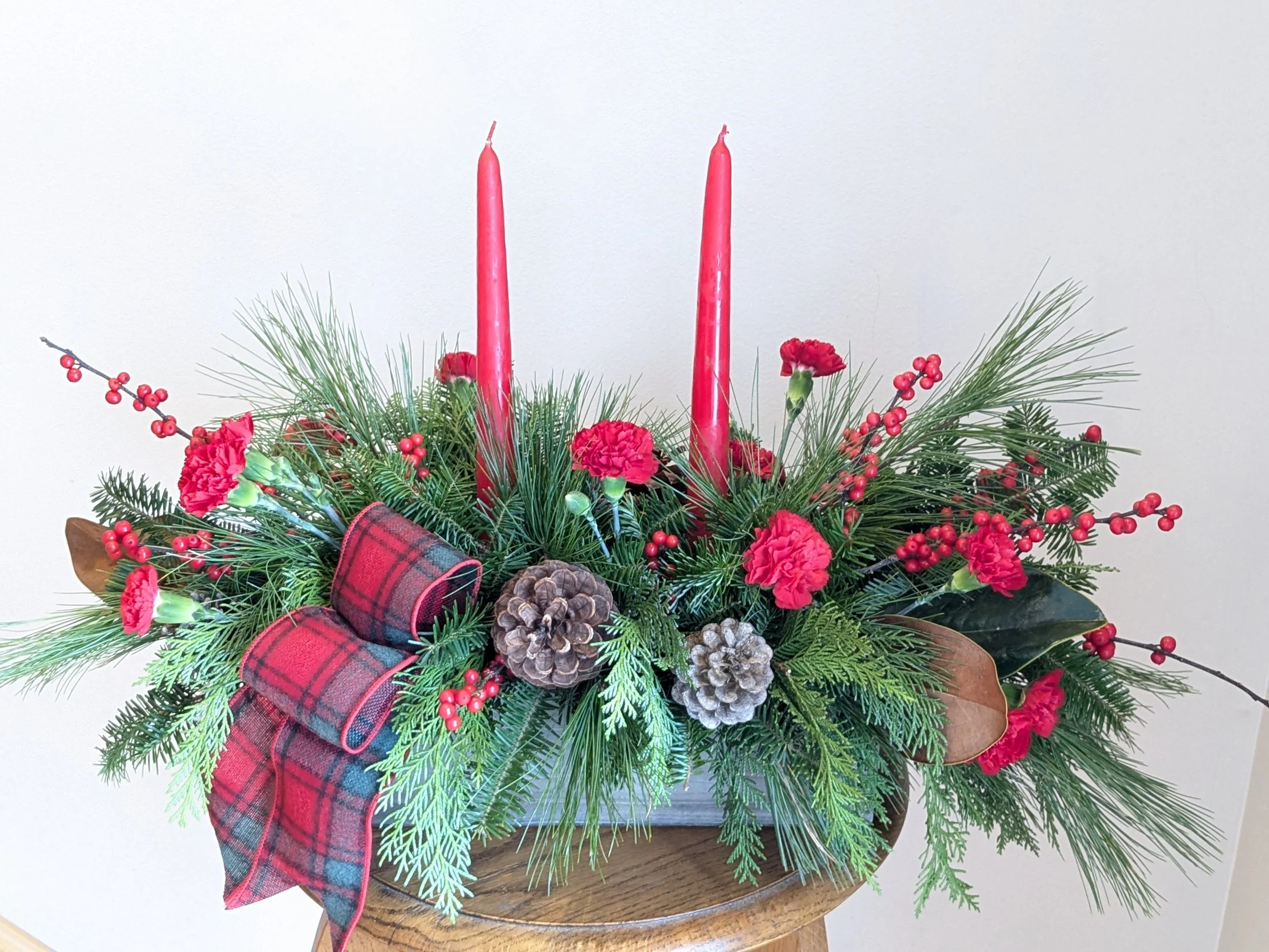 Rustic Red Centerpiece