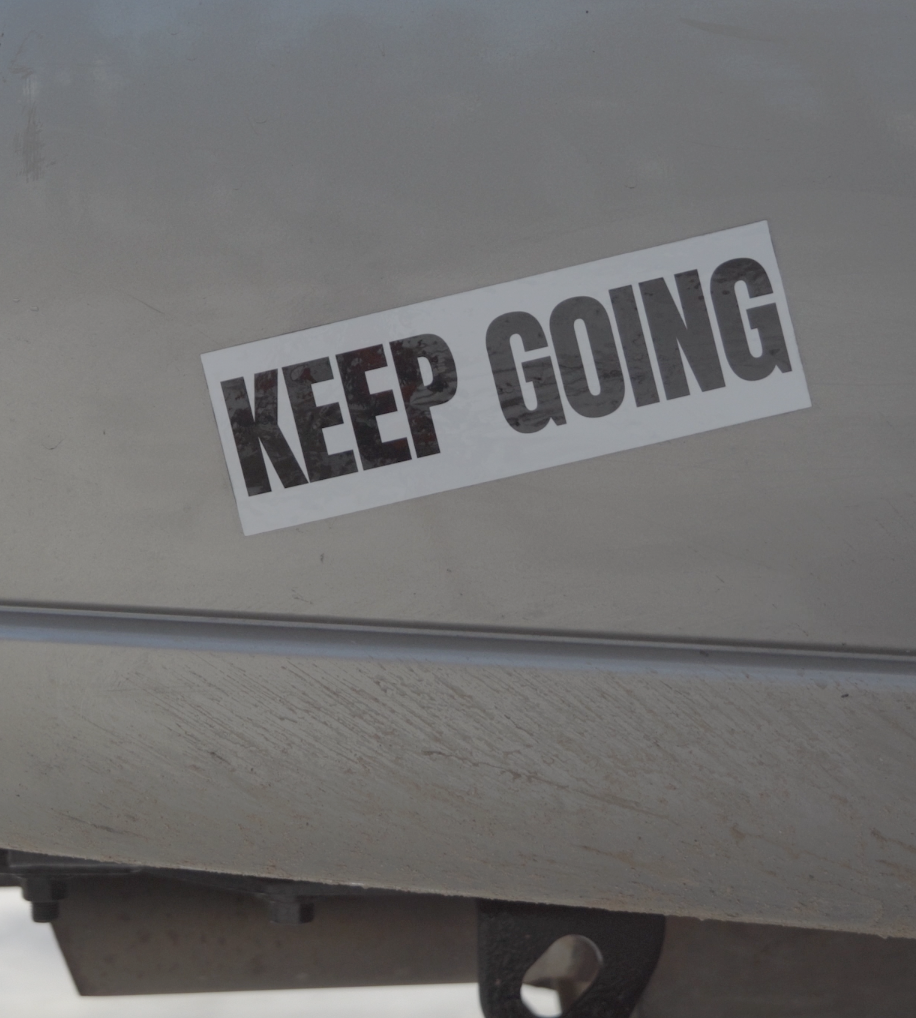 Keep Going Sticker