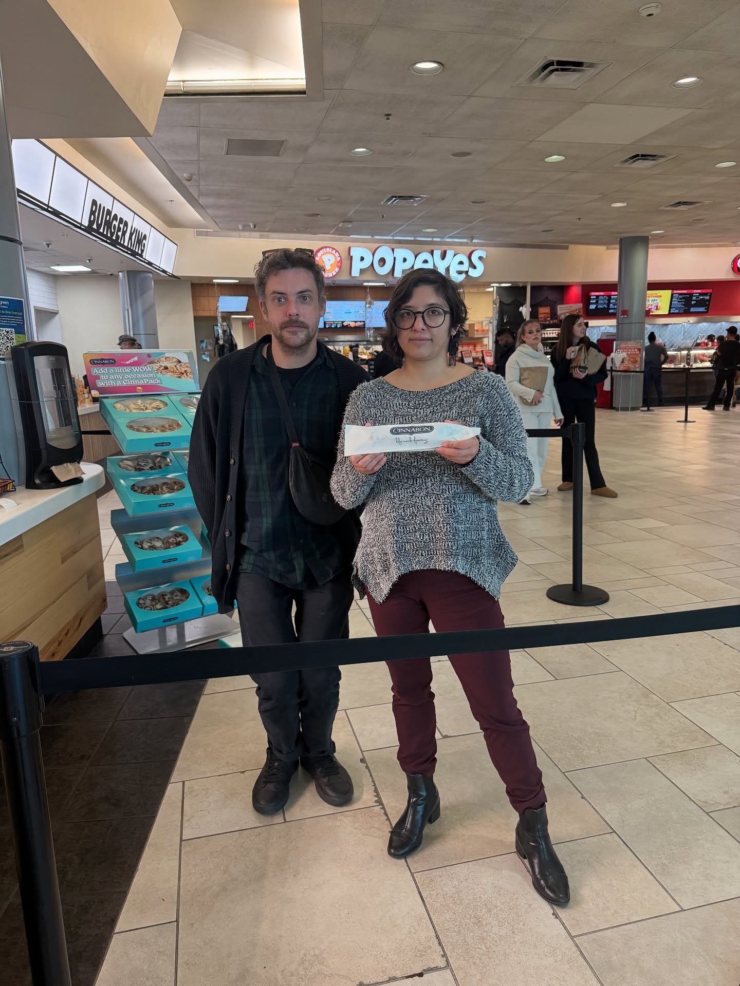 Let's meet at the corner of Cinnabon and Popeyes in the Joe Biden welcome center 🫶🏻