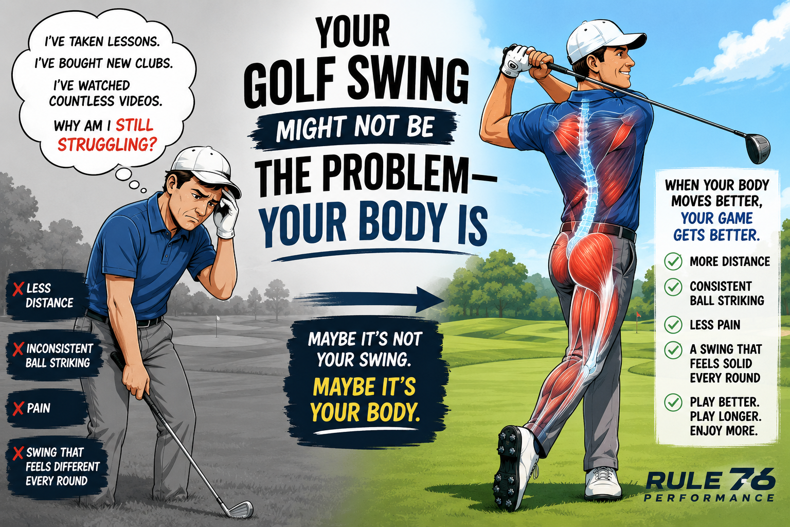 Your Golf Swing Might Not Be the Problem — Your Body Is