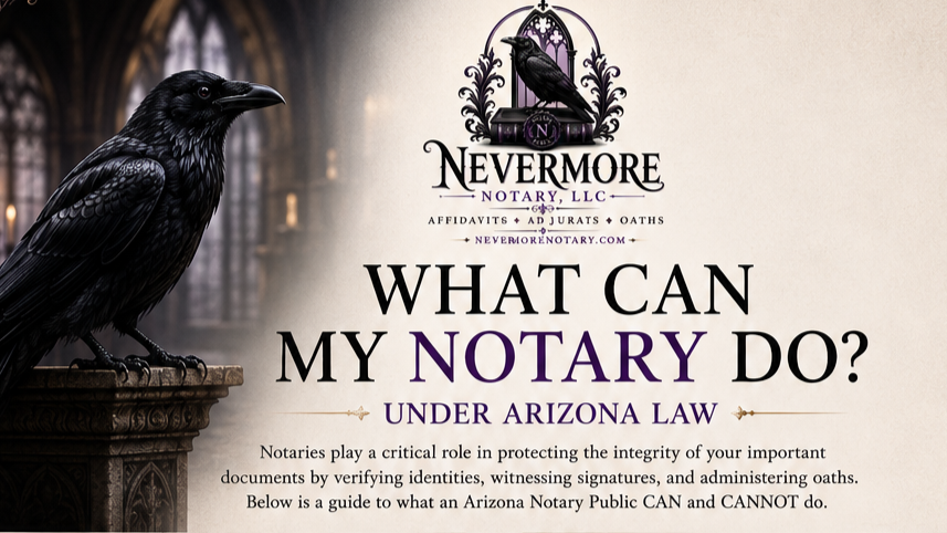 What Can My Arizona Notary Do?