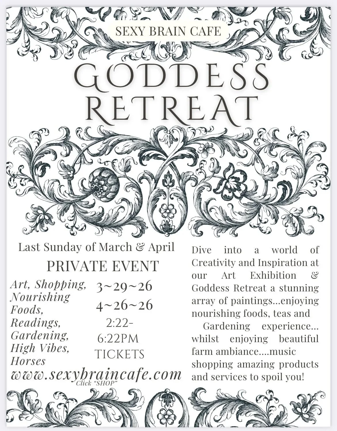 GODDESS RETREAT 3~29~26