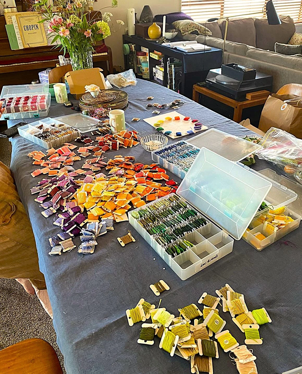 dmc colours on the table.jpg