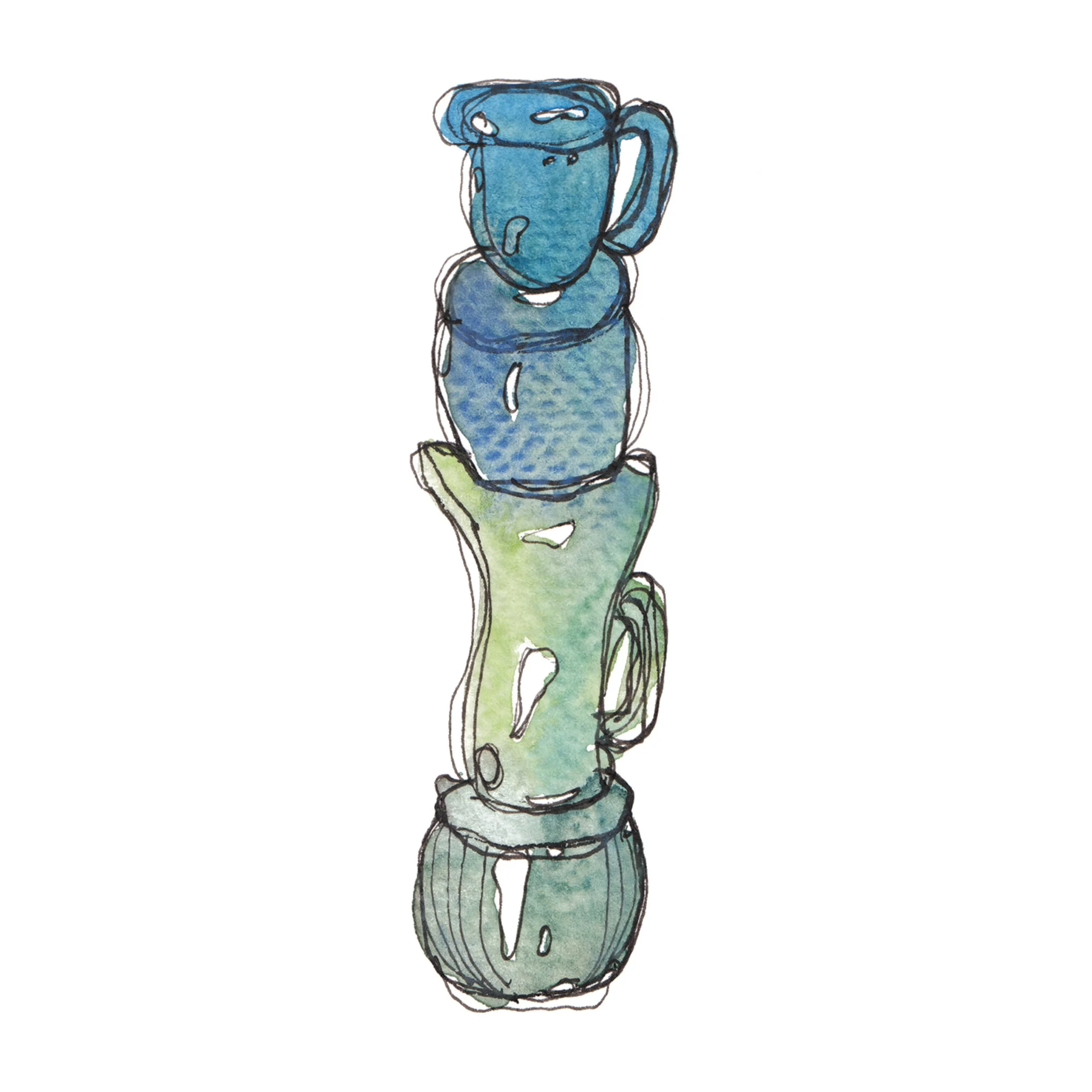Teal stack