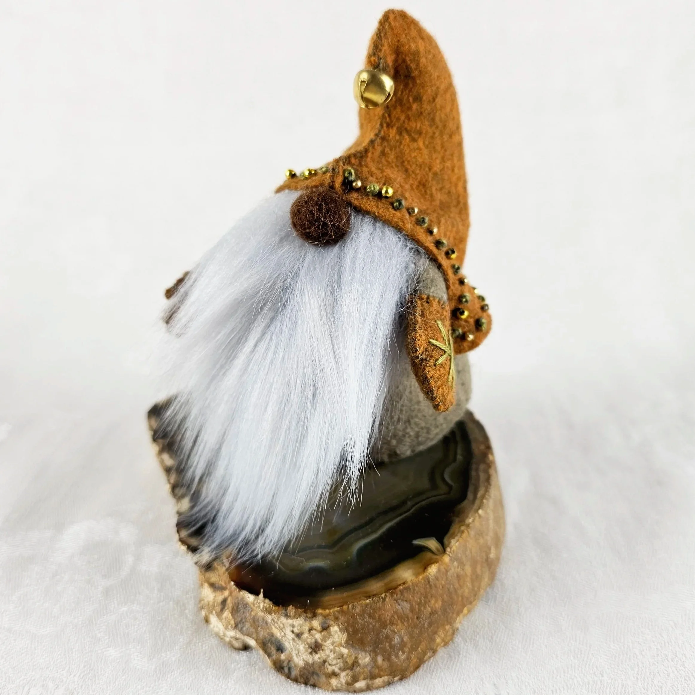your average garden gnome gnomes decoration decorations where to buy commission felt work Sara Meade Design Sarah NZ Artist Small Business Kiwi Aotearoa New Zealand