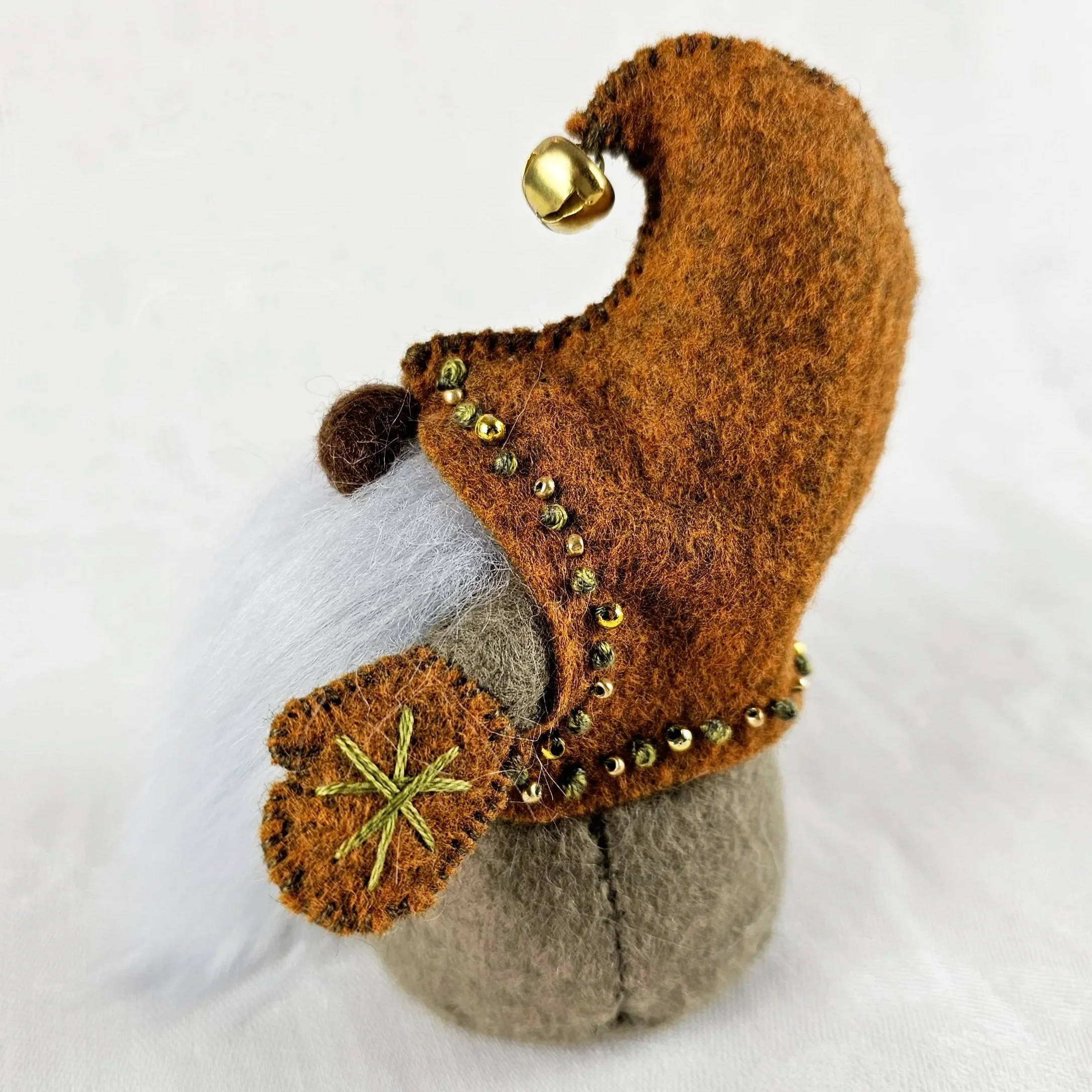 your average garden gnome gnomes decoration decorations where to buy commission felt work Sara Meade Design Sarah NZ Artist Small Business Kiwi Aotearoa New Zealand