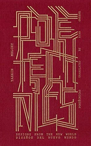 Book cover with an intricate geometric line design on a red background and text in Spanish and English.