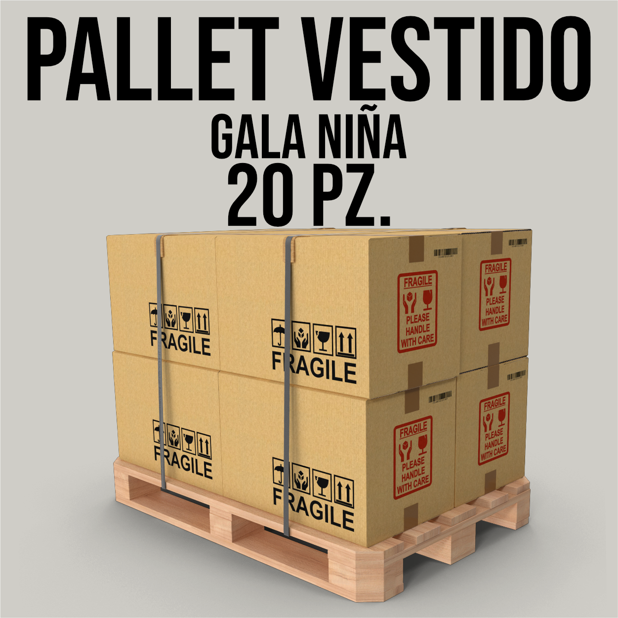 Pallet Vestido GALA NIÑA