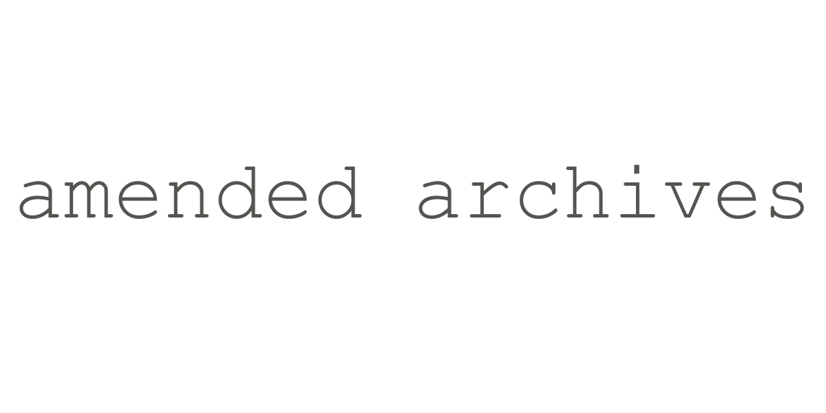 Amended Archives