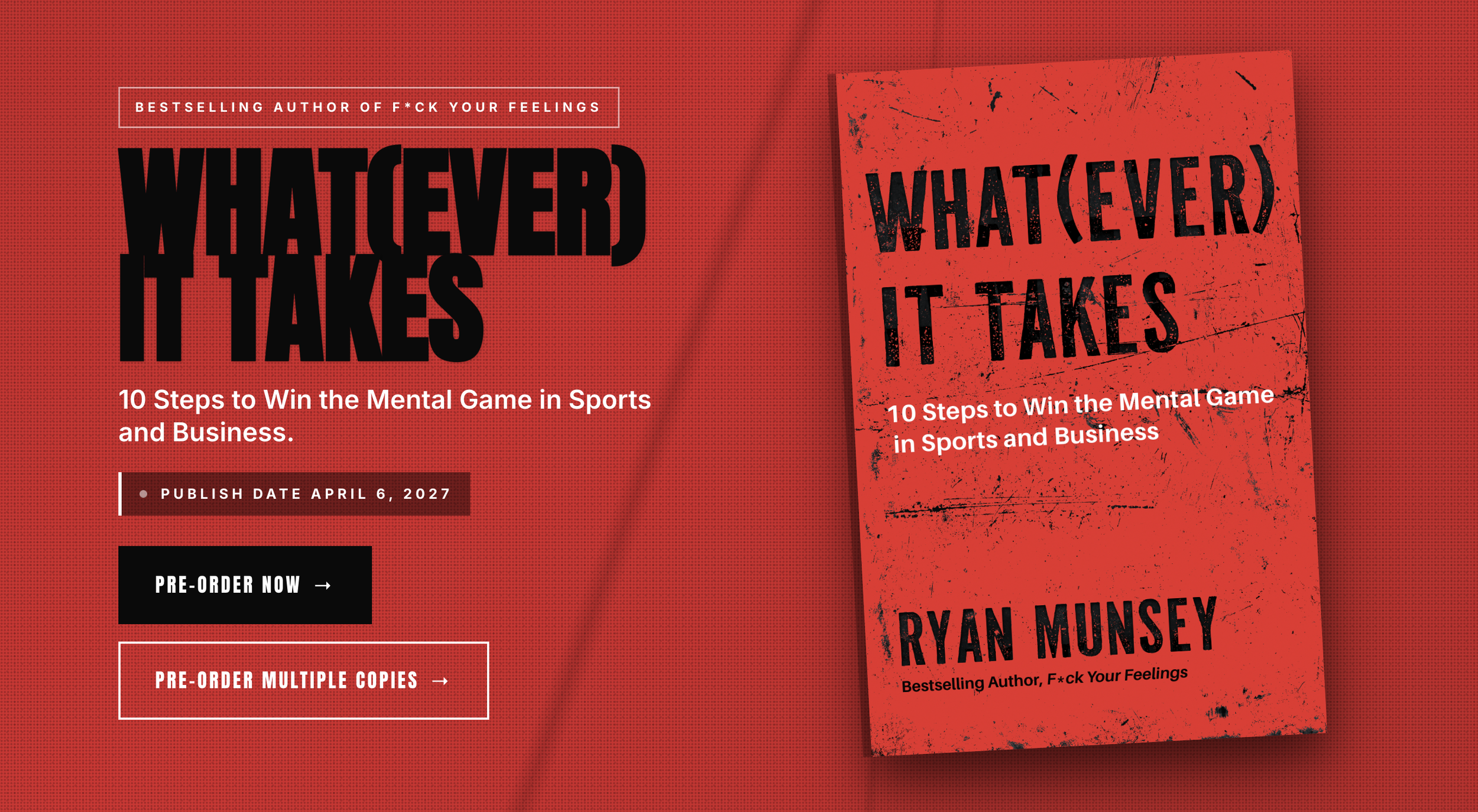 Preorder What(ever) It Takes Book by Ryan Munsey