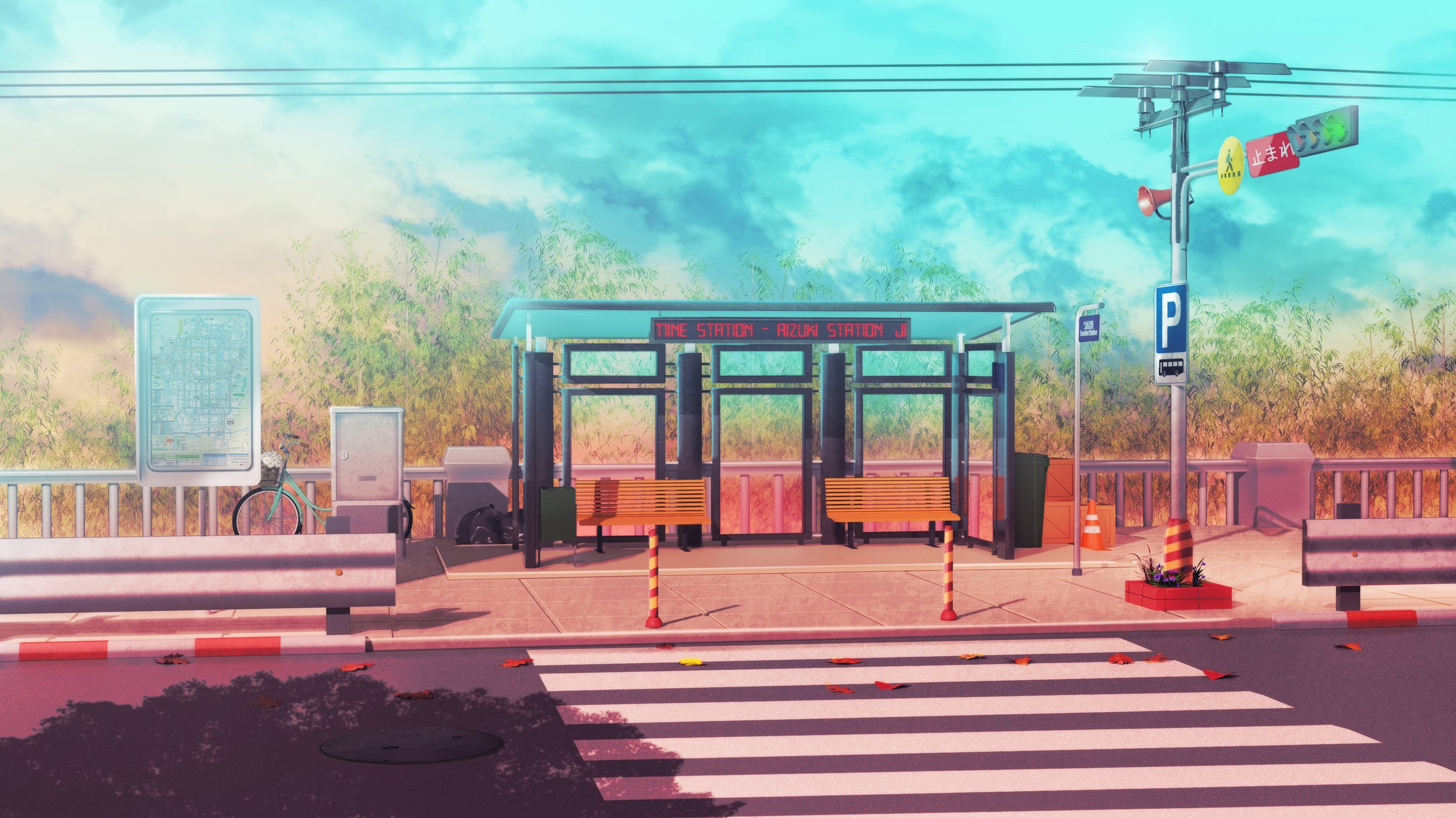 バス停 Bus Stop