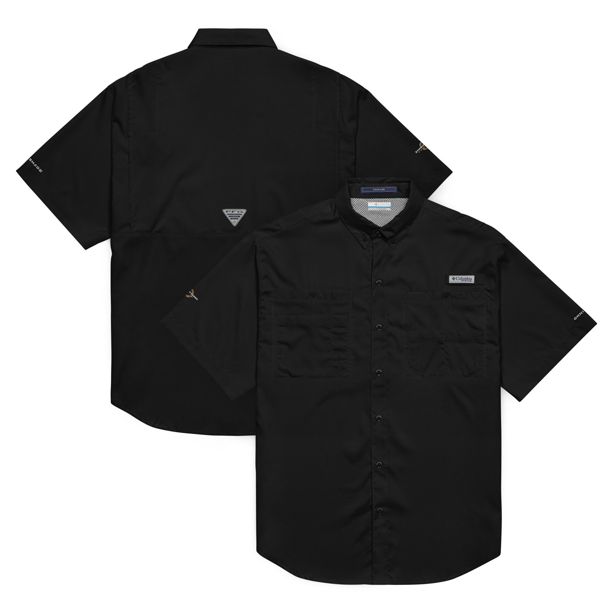mens-columbia-short-sleeve-button-shirt-black-front-and-back-693e79b835c78.jpg