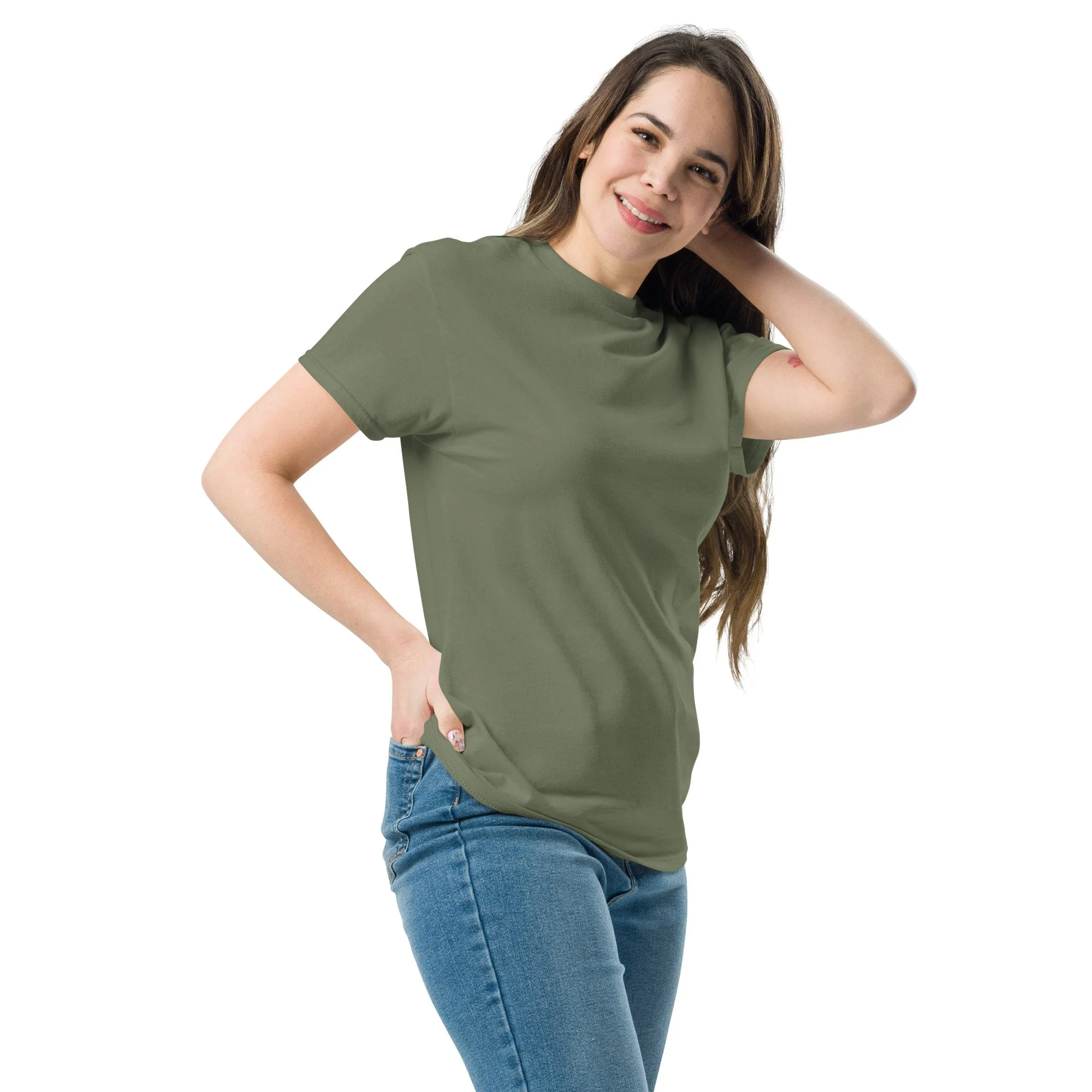 unisex-classic-tee-military-green-left-front-69c9808001a4c.jpg