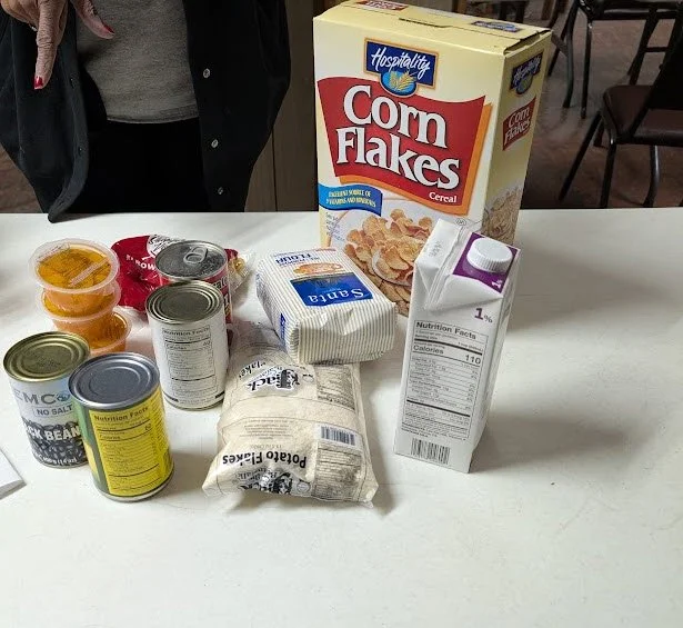 Bag 1 of 3 for the last food bag Thursady of 2025