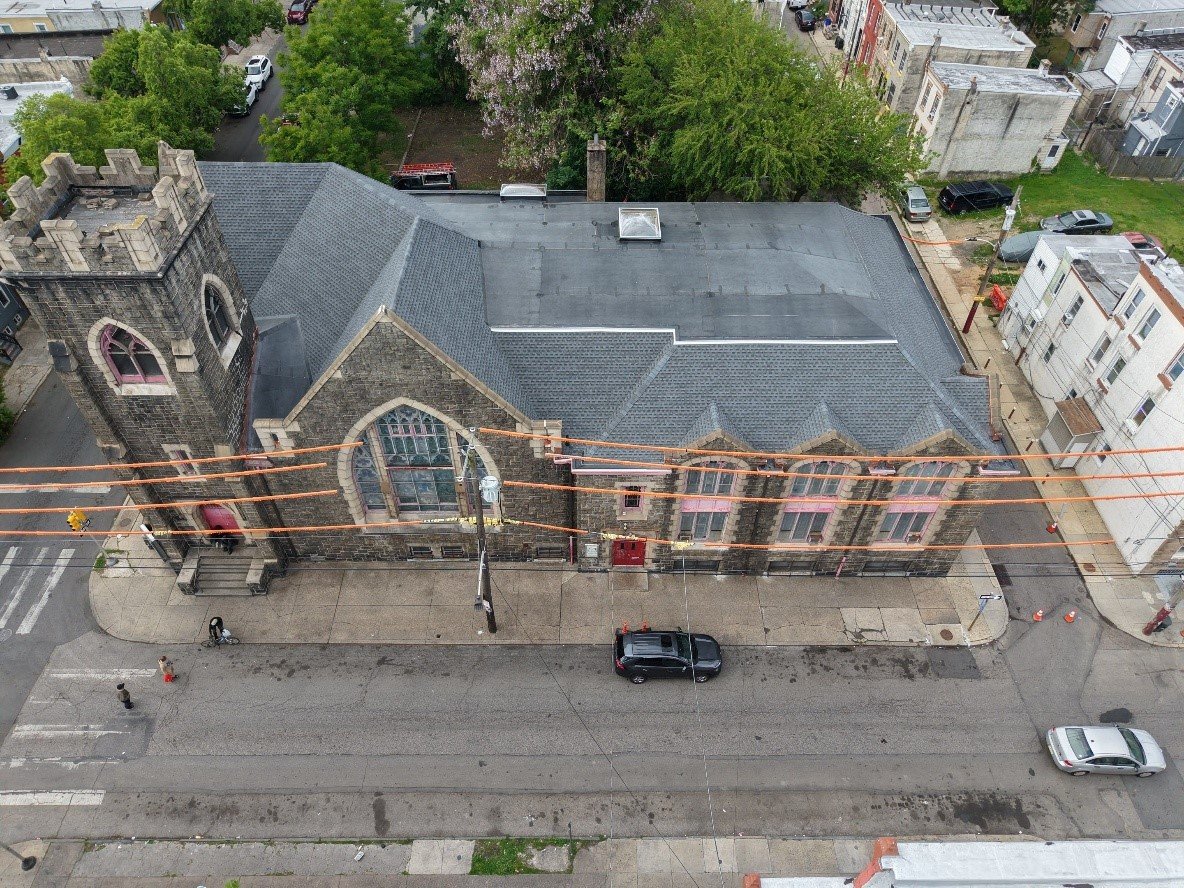 Completed Roof Aerial Shot 