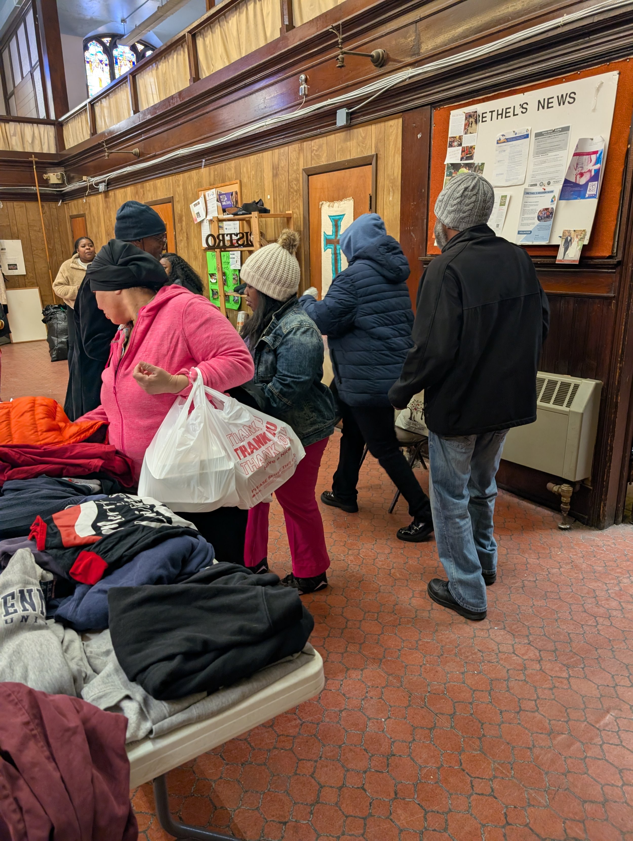 A special thank you to those who participated in our clothing drive. 
