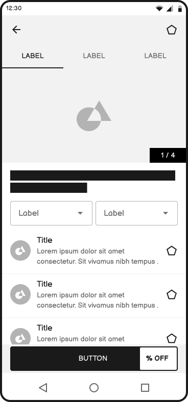 product refill description screen
