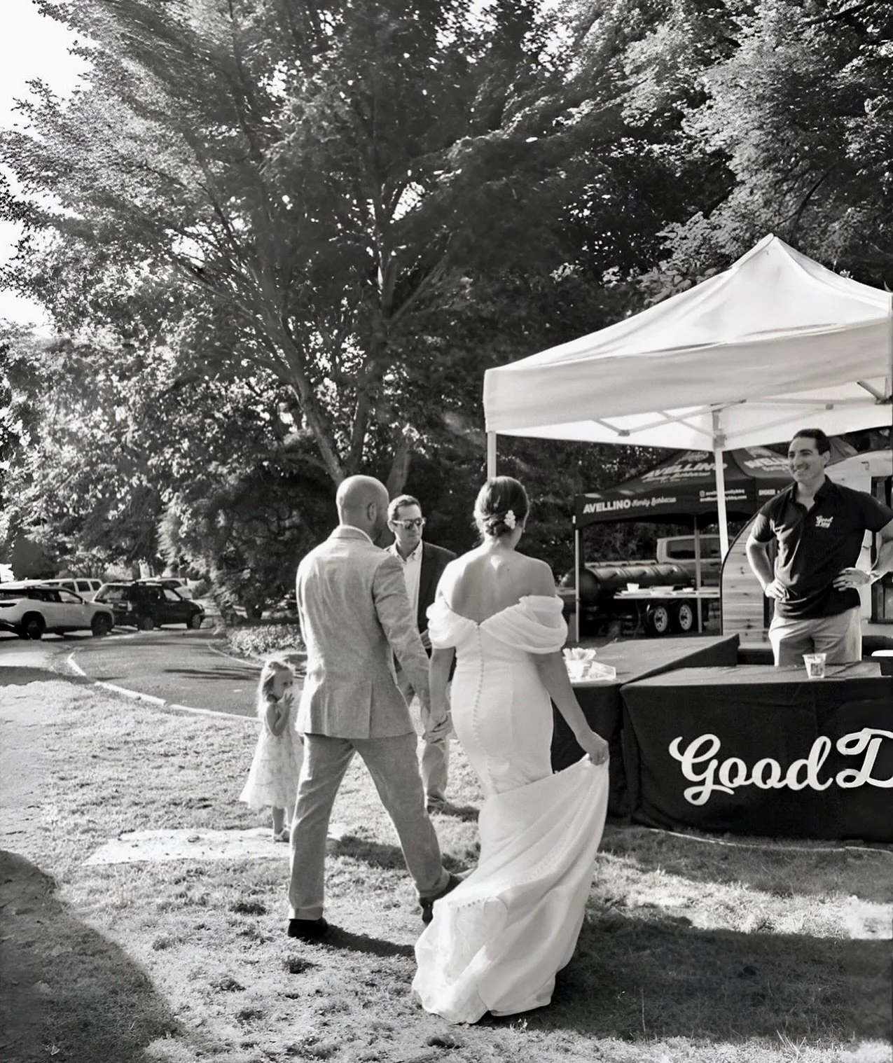 JUST MARRIED! 🥂 It was an absolute joy to celebrate with you and your guests. Thank you for supporting our small business &mdash; we&rsquo;re truly grateful to have been part of your special day! 🤍
