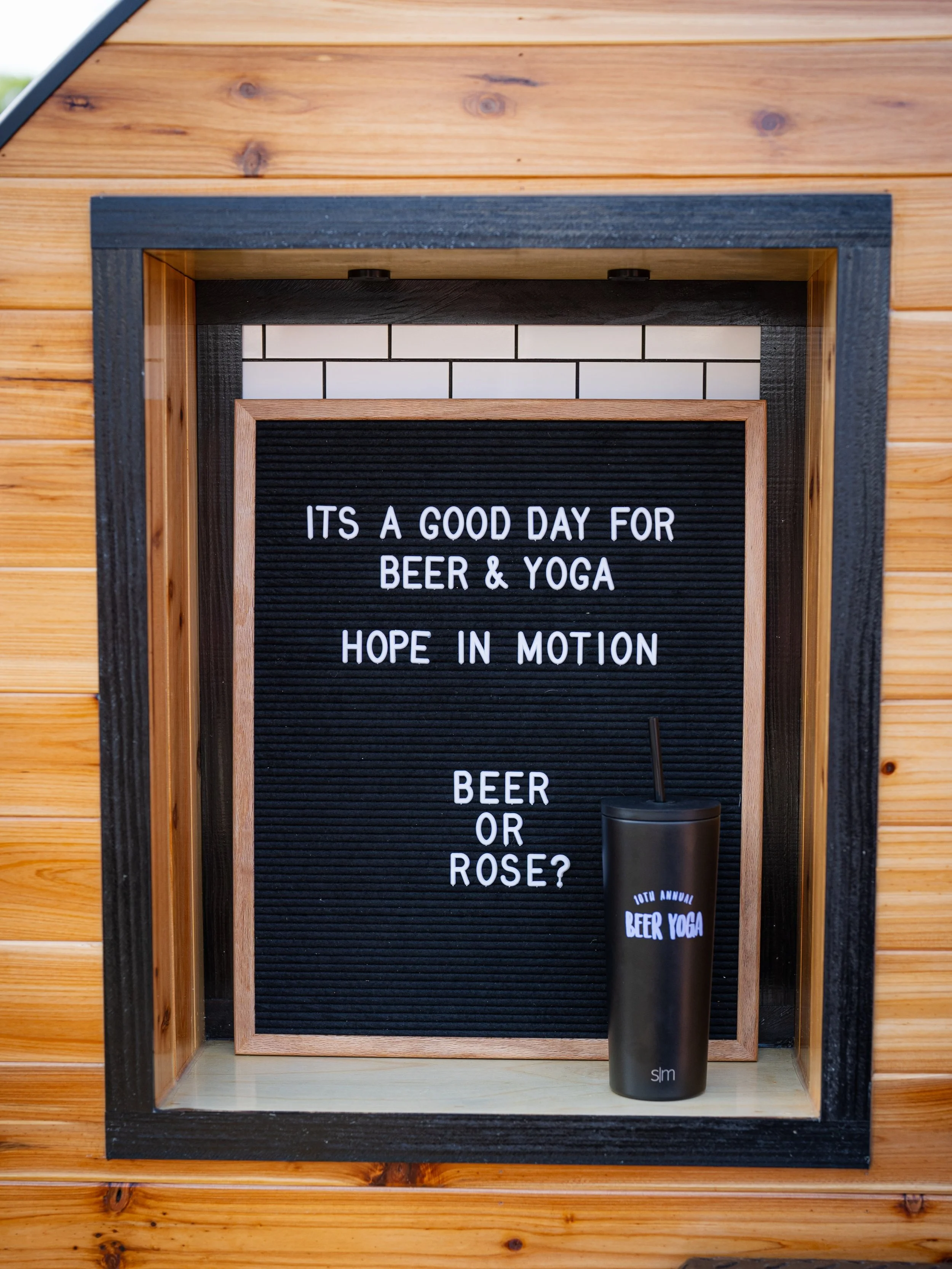 Friday night, we had the honor of pouring for our community at the 10th Annual Beer Yoga, a fundraiser supporting The Bennett Cancer Center.

It was such a fun night and for a great cause. Thank you to @hopeinmotion for allowing us to be part of some
