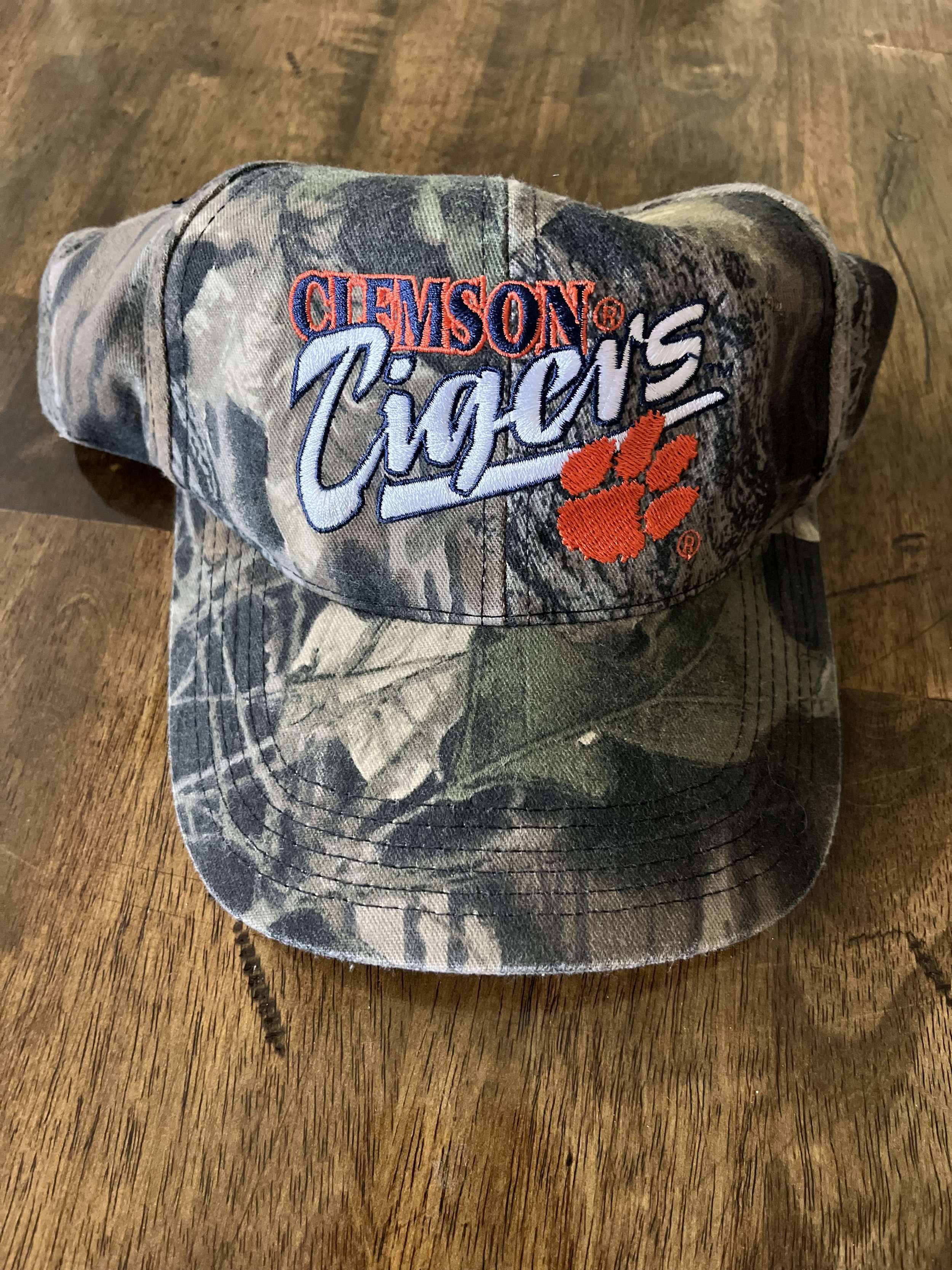 90s Clemson Camo Snapback