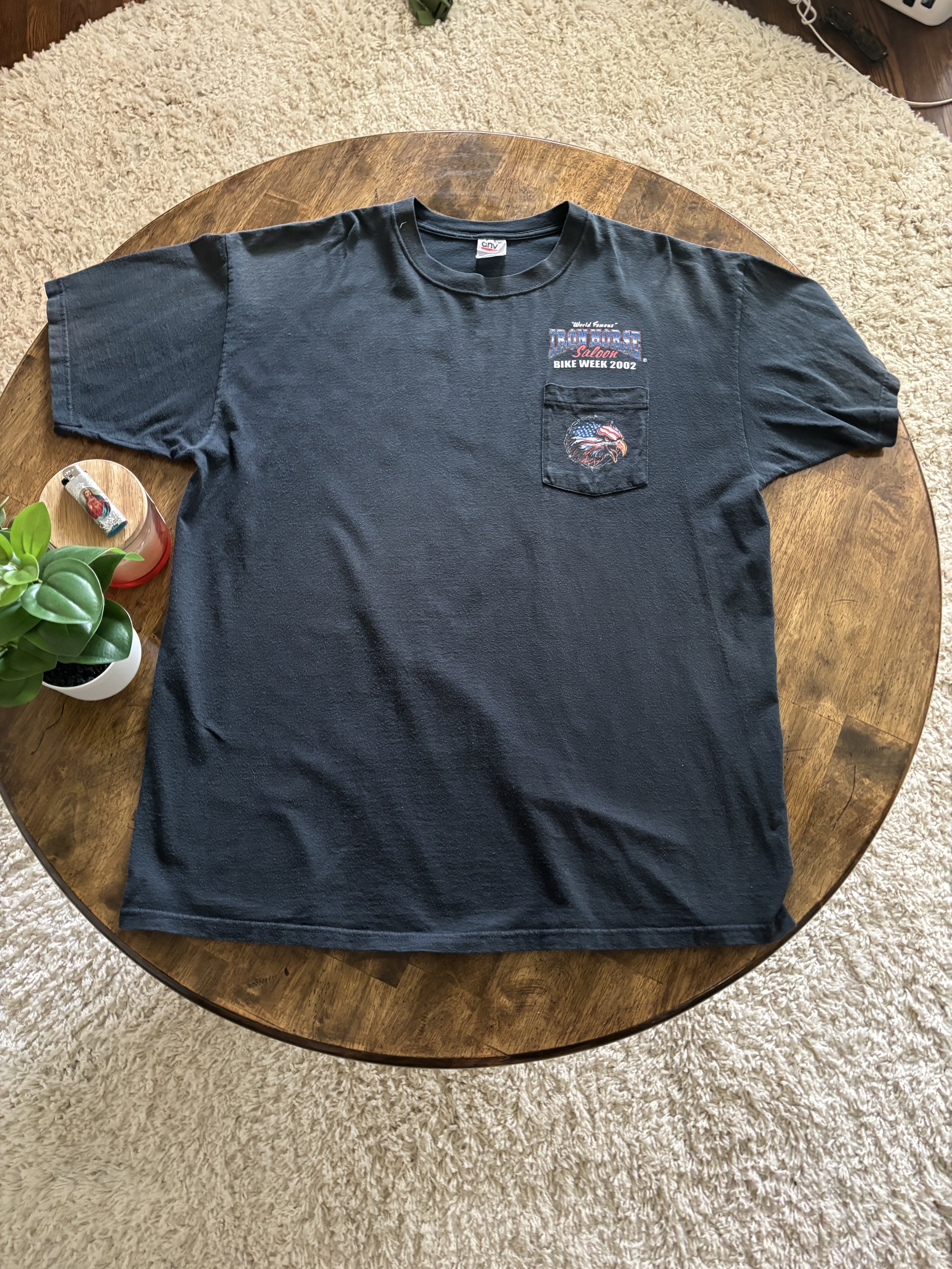Iron Horse Bike Week Pocket T-shirt 2002
