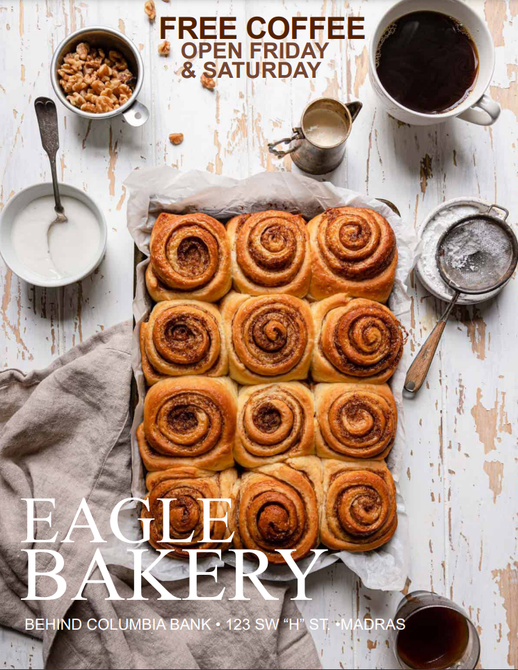 Graphic Communications Eagle Bakery Advertisement Poster Redesign Project in Adobe Photoshop