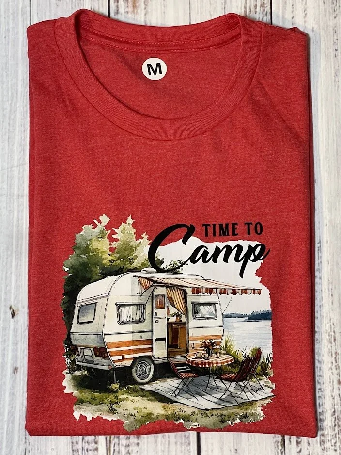 Camping t-shirt
