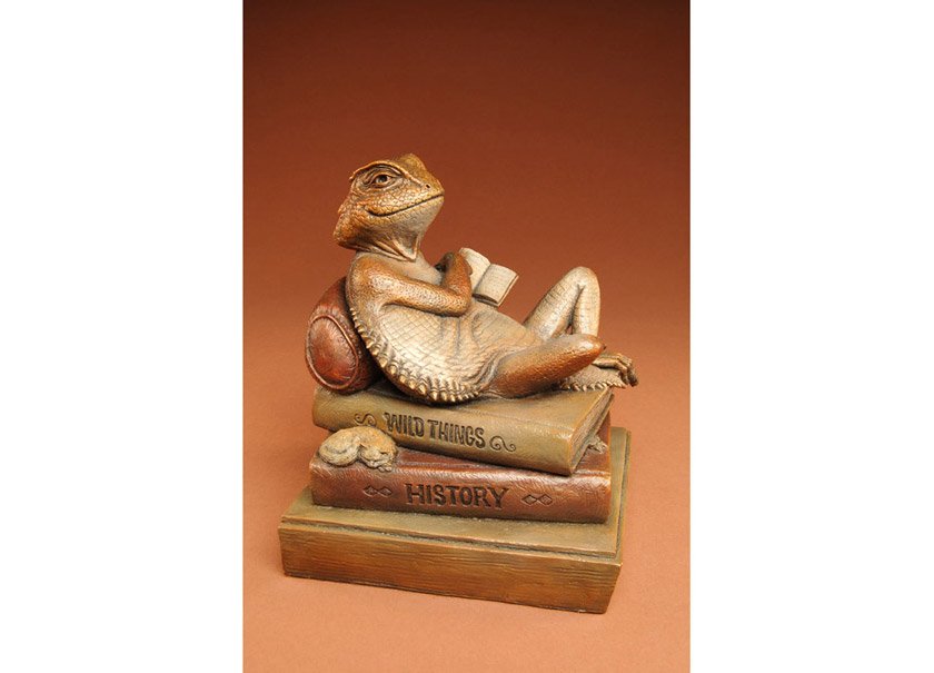 Library Lizard Maquette