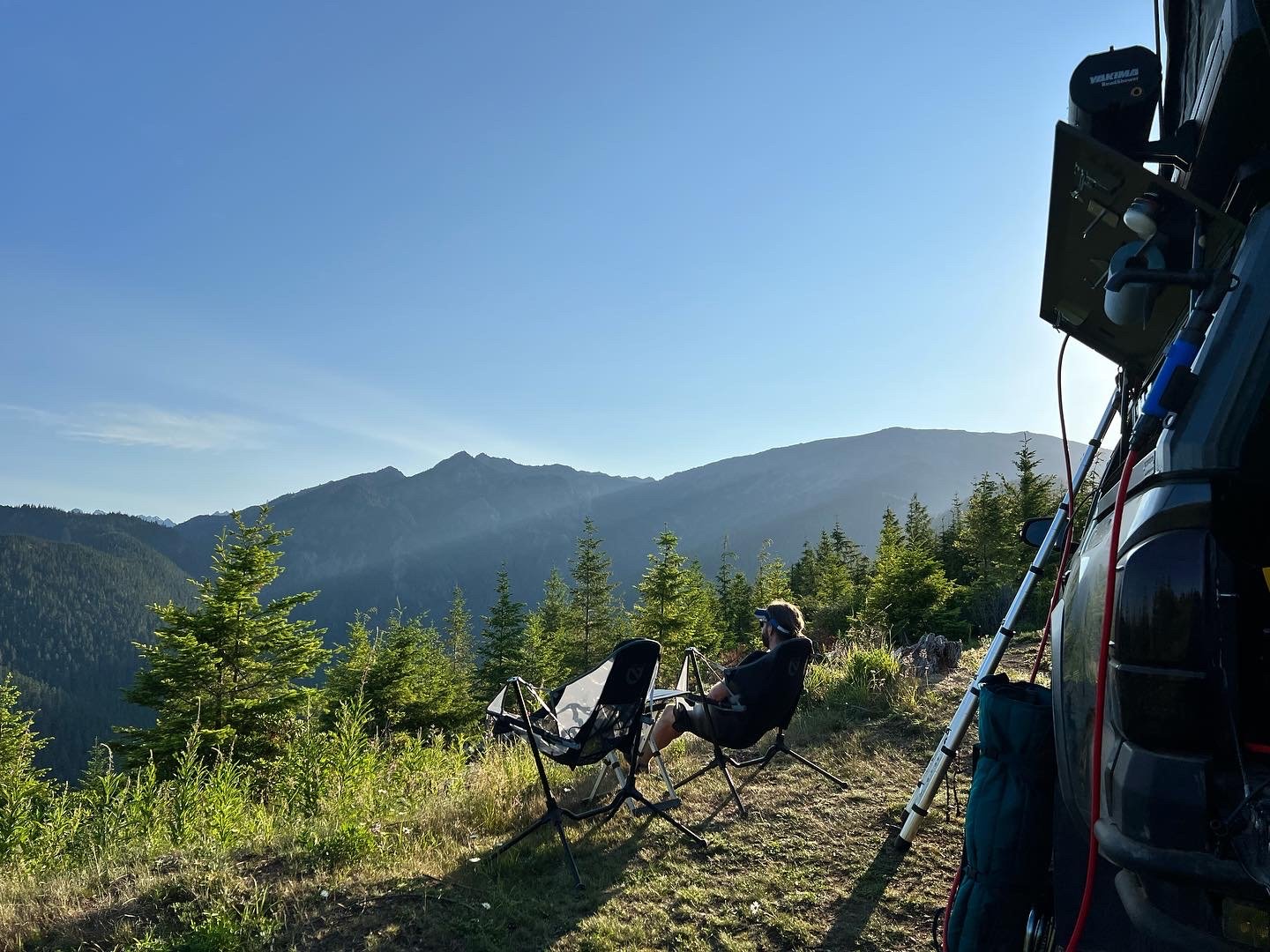 Mat's favorite camp chairs in action!