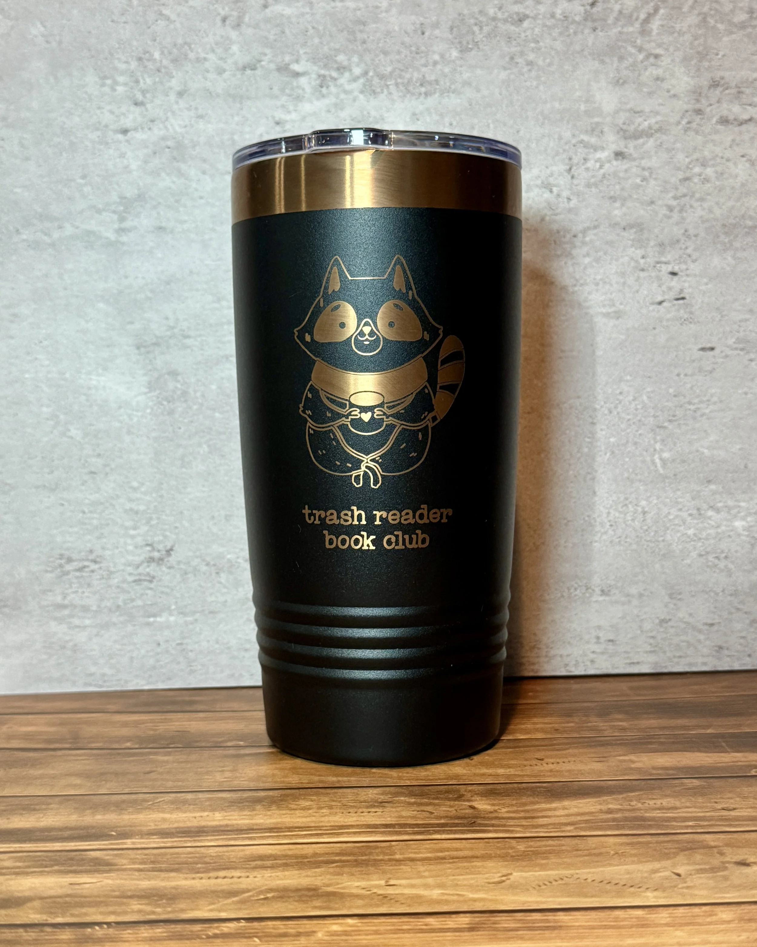 Trash Reader Book Club Tumbler