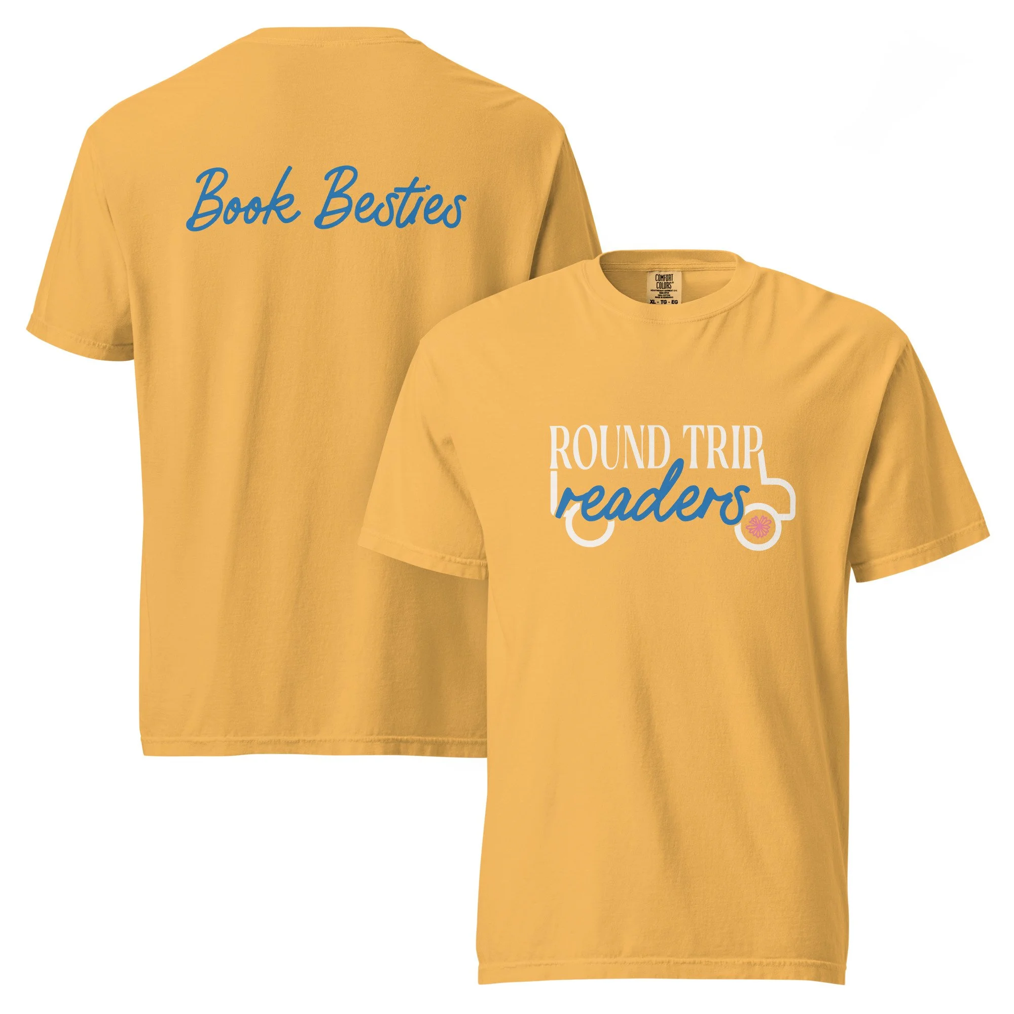 Round Trip Readers tee - Mustard