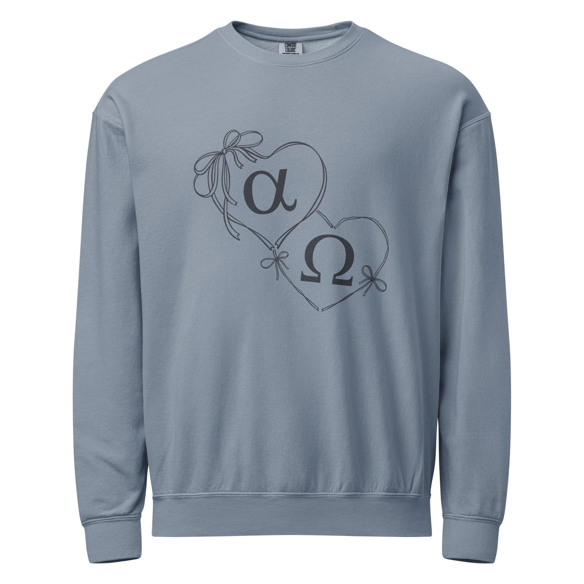 Alpha Omega Sweatshirt - Denim